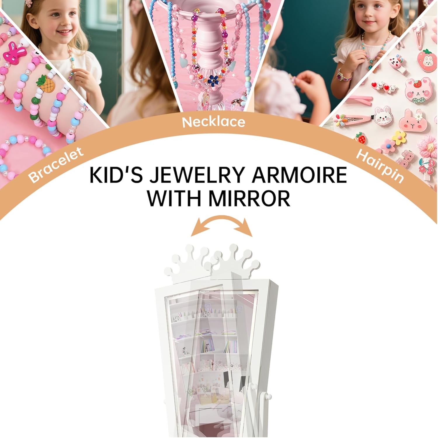Garvee LSNL-PTO-0Z8F0SWV Jewelry-Armoires - View #4