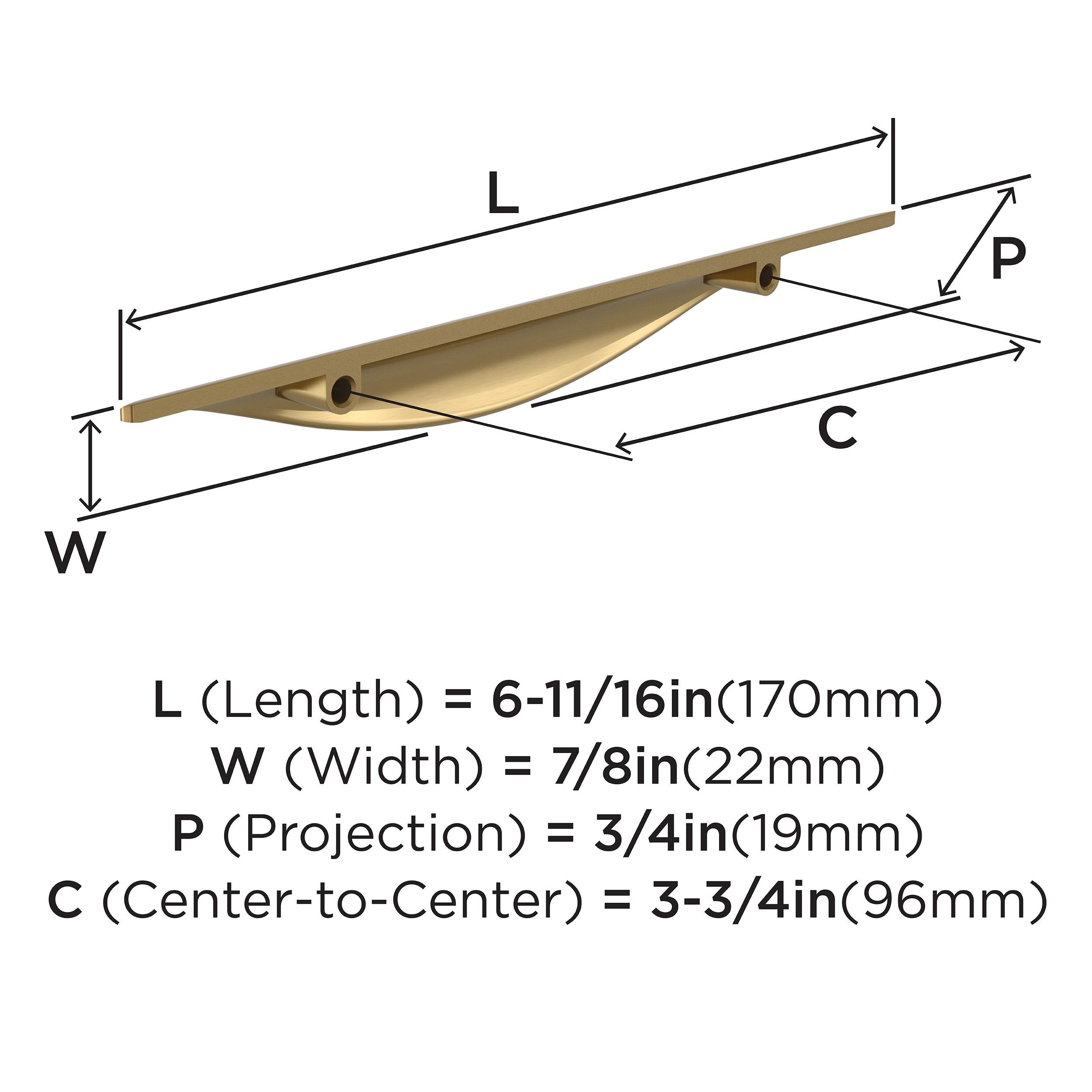 Amerock 10VMP37211CZ Cabinet-Pulls - View #4
