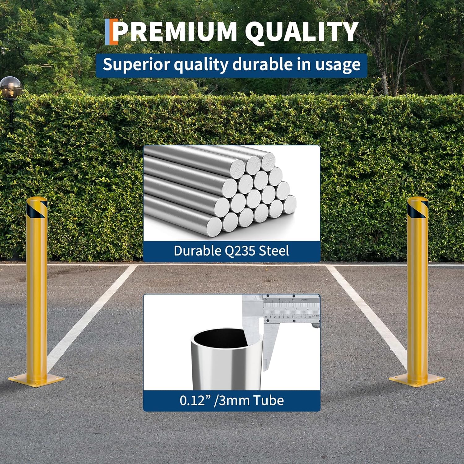 GAOMON CQC-IEJ2PP-TE06 Commercial-Bollards - View #3