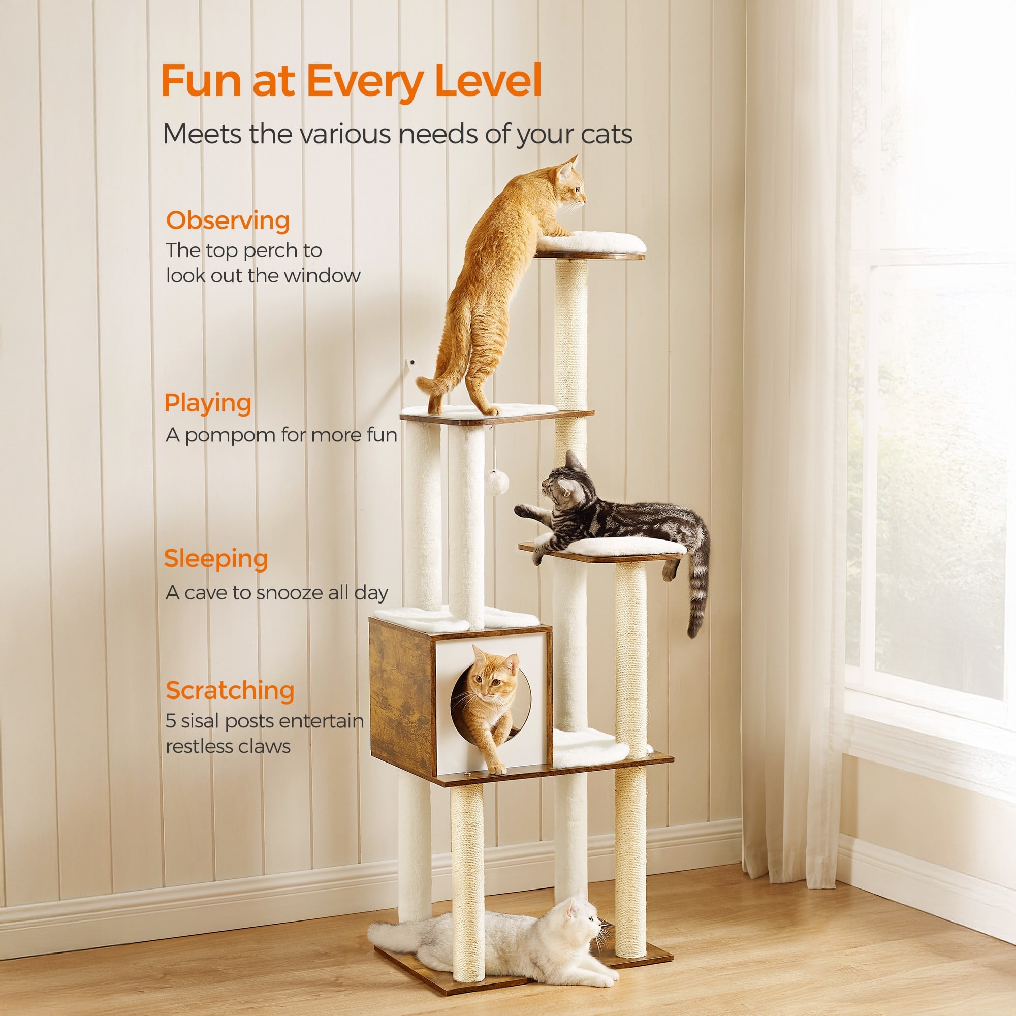 SONGMICS HOME PCT166X01 Cat-Trees - View #3