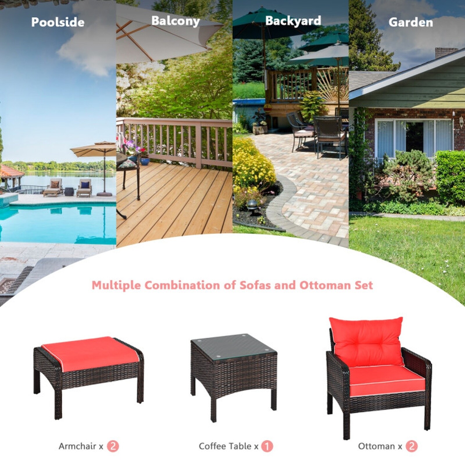 SUGIFT LW108SUGHY075 Patio-Conversation-Sets - View #7