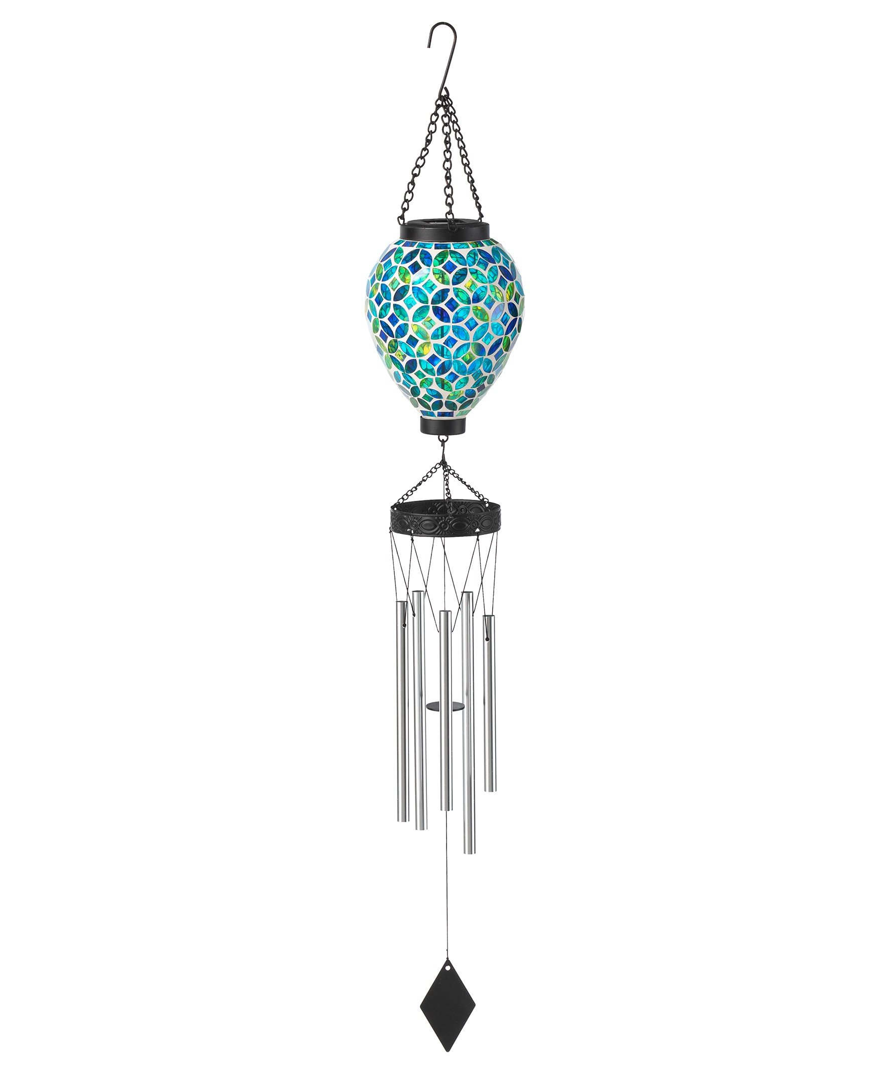 Glitzhome 2023200006 37-in Multi Metal Wind Chime