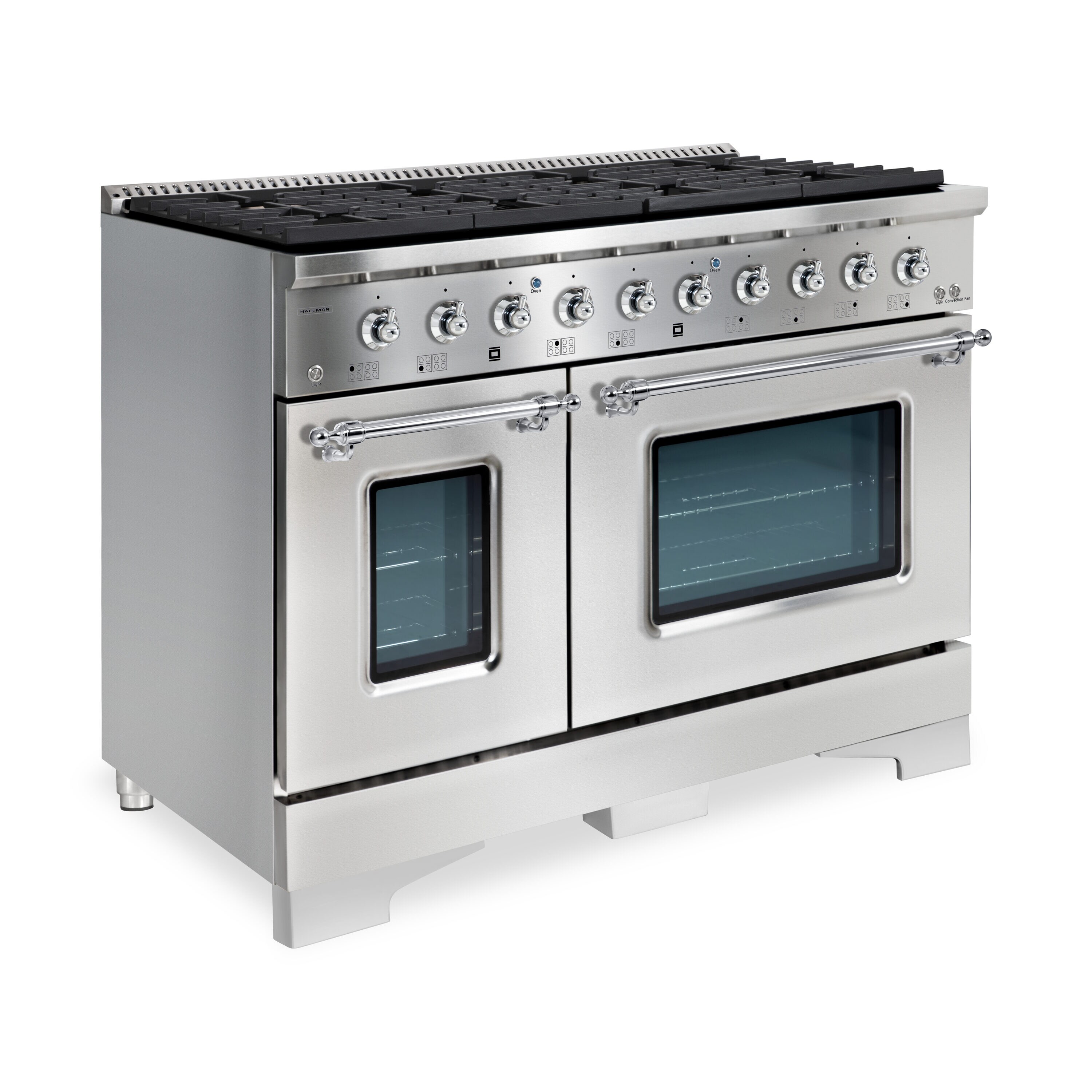 Hallman HCLRDF48CMSS Double-Dual-Fuel-Ranges - View #3