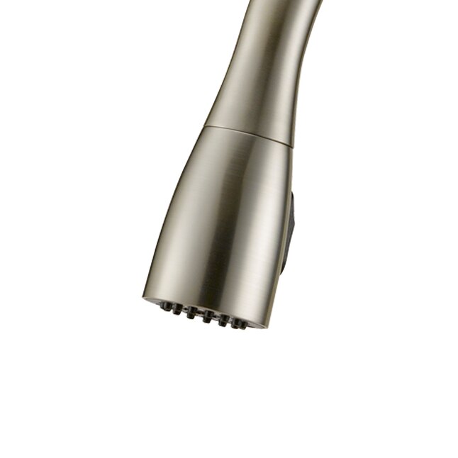 EZ-FLO Tuscany Brushed Nickel 1-Handle Deck-Mount Pull-Down Handle Kitchen Faucet (Deck Plate Included) EZ-FLO Tuscany Brushed Nickel 1-Handle Deck-Mount Pull-Down Handle Kitchen Faucet (Deck Plate Included)