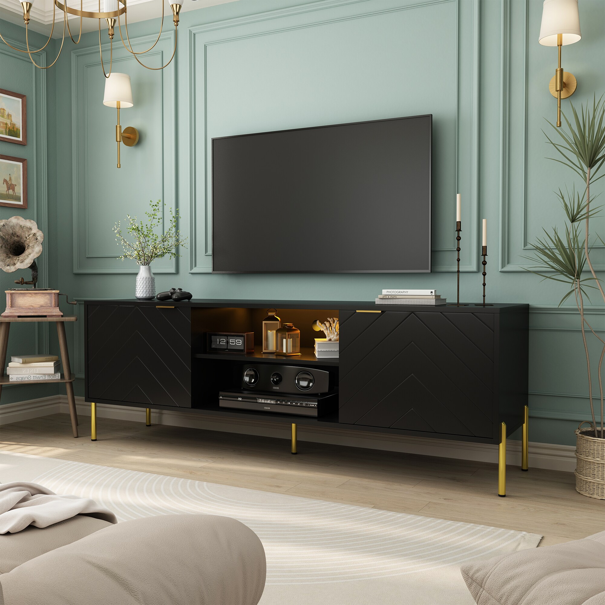 Clihome CL-ID01TVBK Tv-Stands - View #3