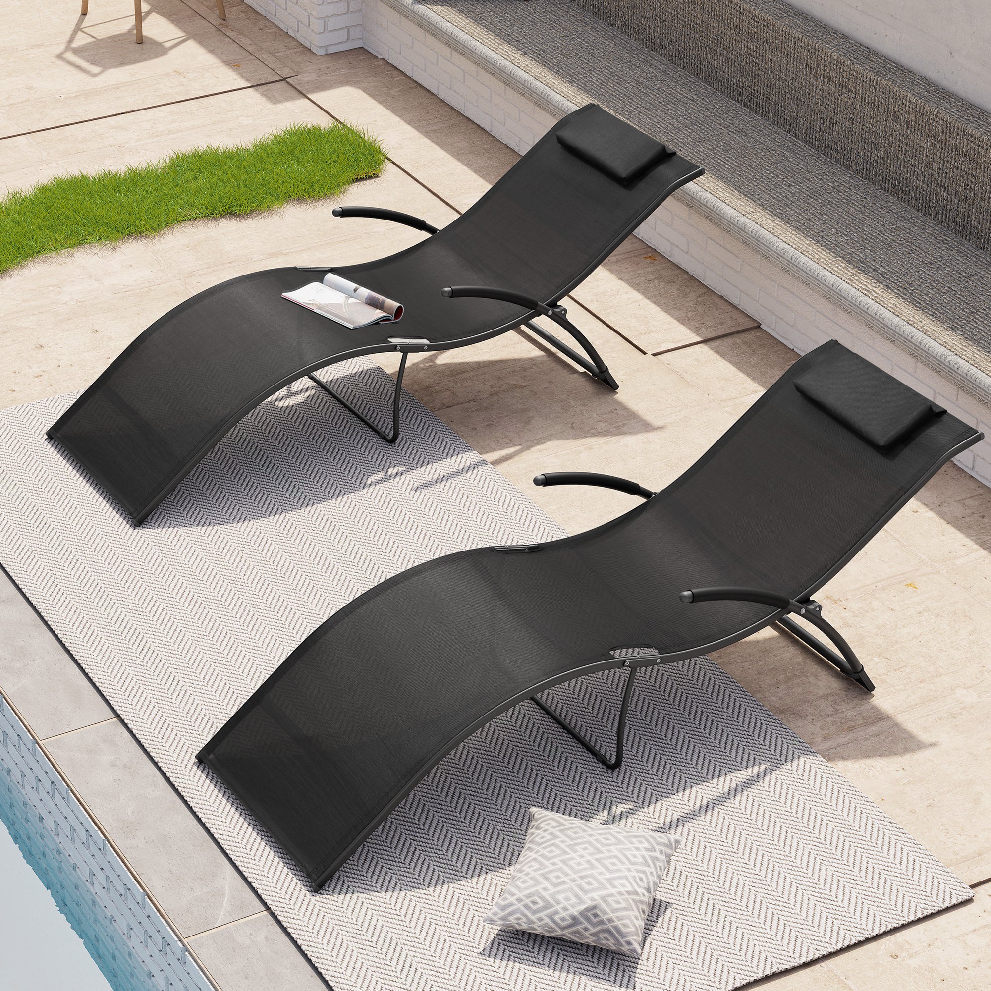 Crestlive Products CL-LG005BLK Patio-Chairs - View #2