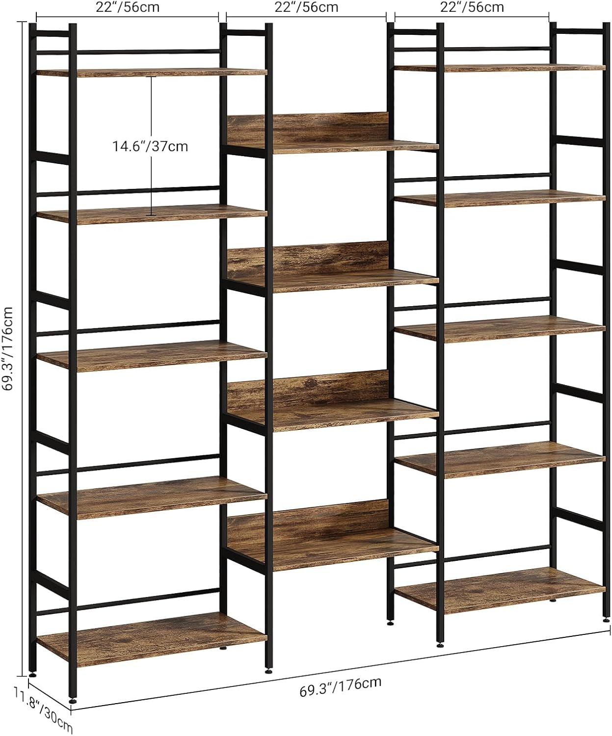 Qeetex LHF-SJ-PHO-16DV28N6 bookcases - View #2