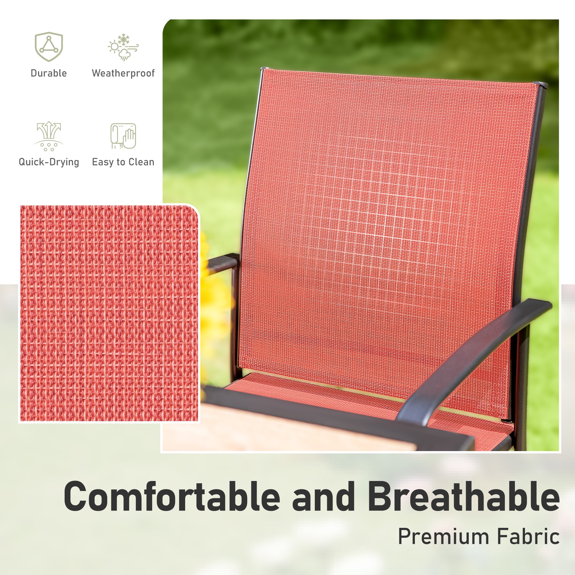 Sunshine Valley E02GF154-R Patio-Chairs - View #4