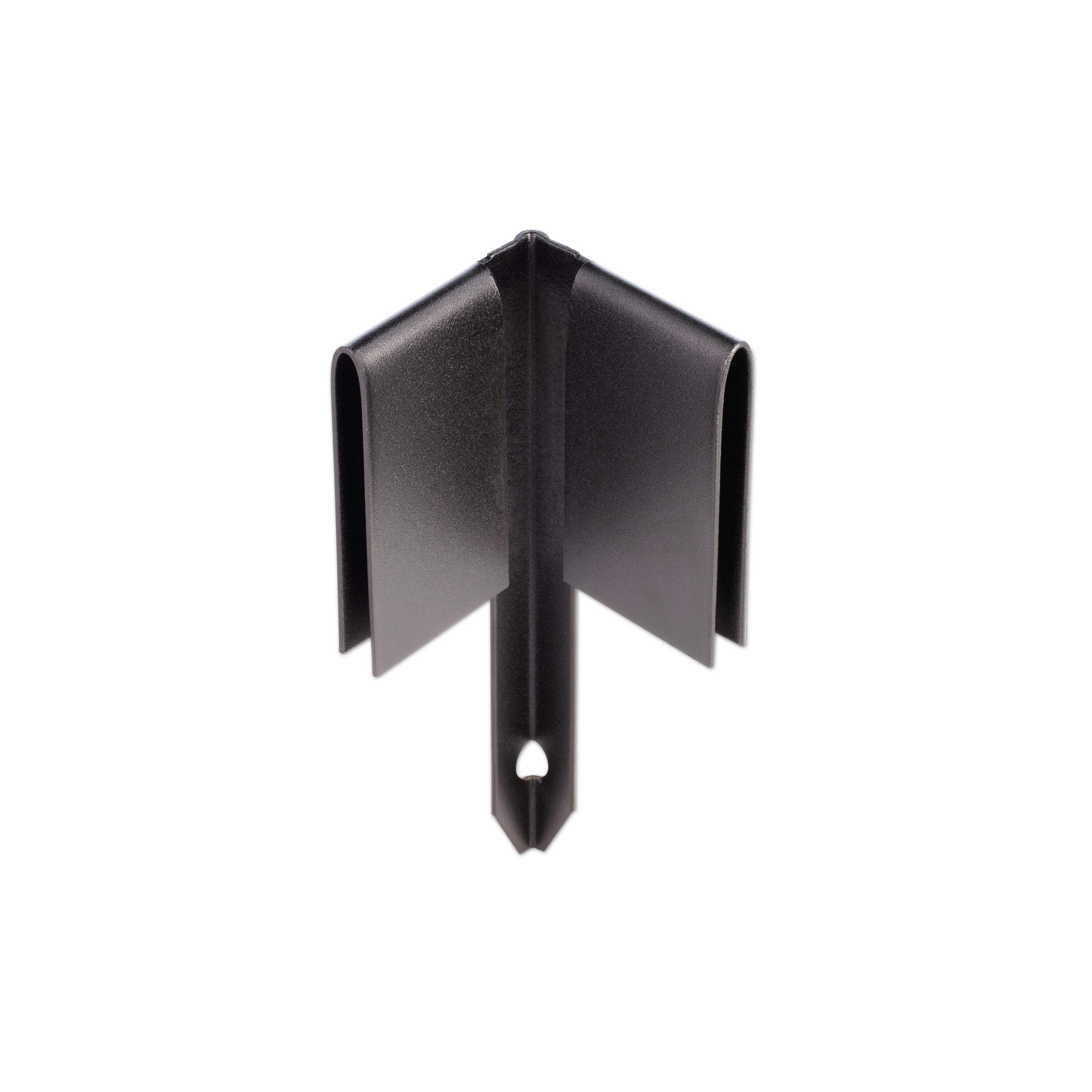 Colmet 14CSBK 8-in Black Texture Steel Corner edging stake