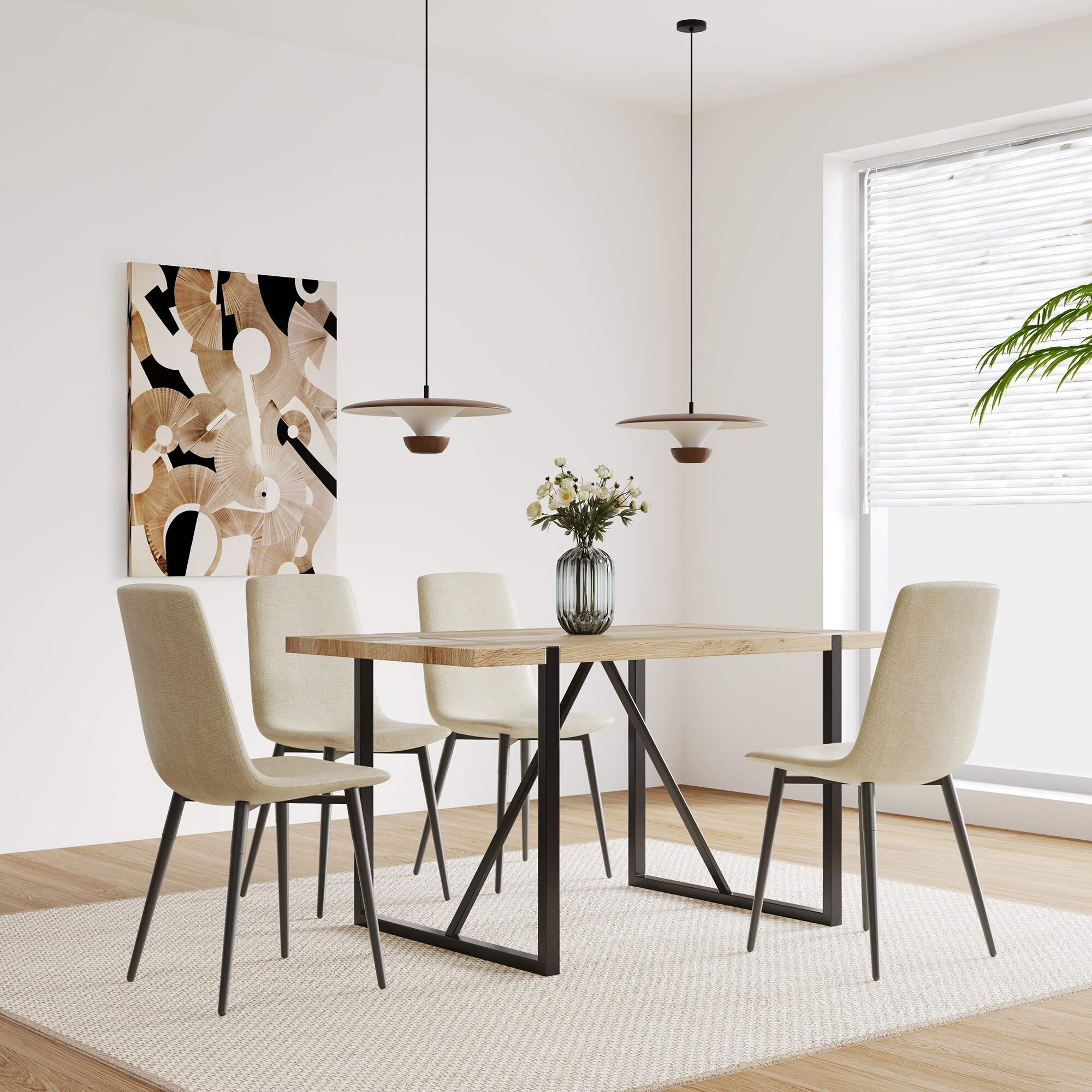Sumyeg WF-HW53837CP-LA Dining-Chairs - View #4