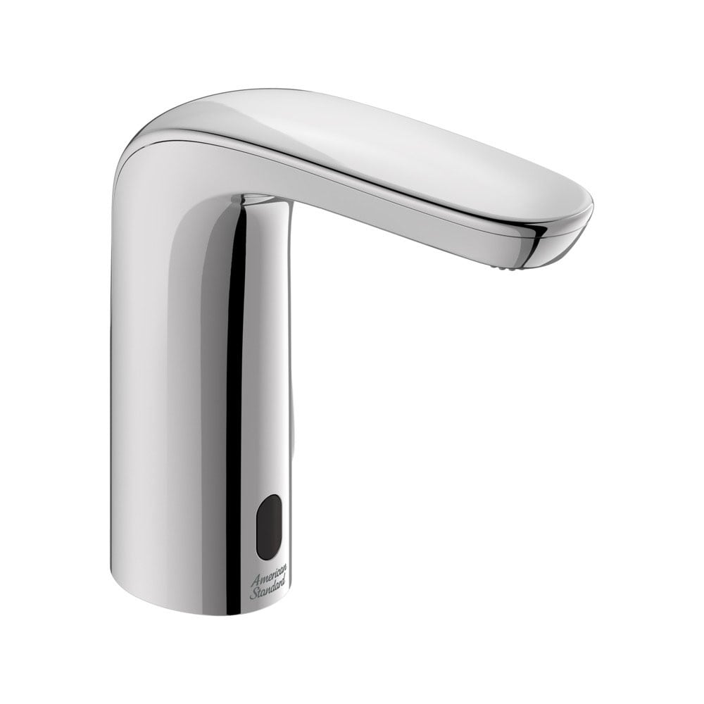 American Standard Selectronic Polished Chrome Single hole 1-handle Mid-arc Commercial Touchless Bathroom Sink Faucet
