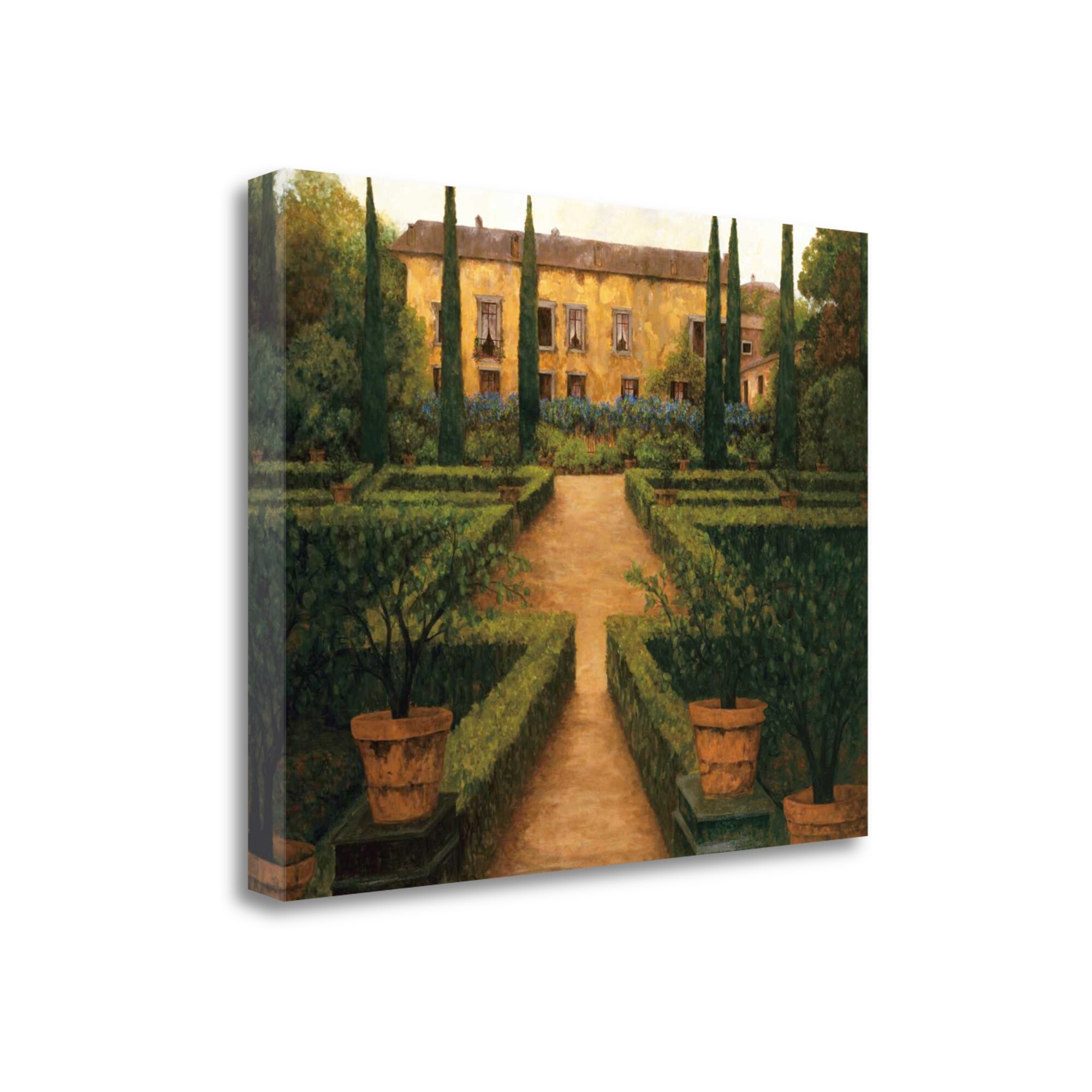 Tangletown Fine Art CAMMP600-3225C Garden Manor Montserrat Masdeu 25-in H x 32-in W Garden Print on Canvas