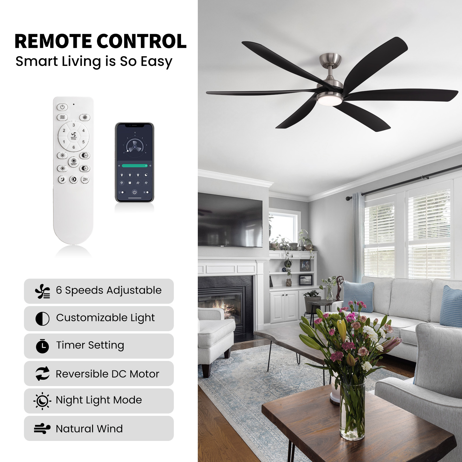 SILJOY WY003 Ceiling-Fans - View #4