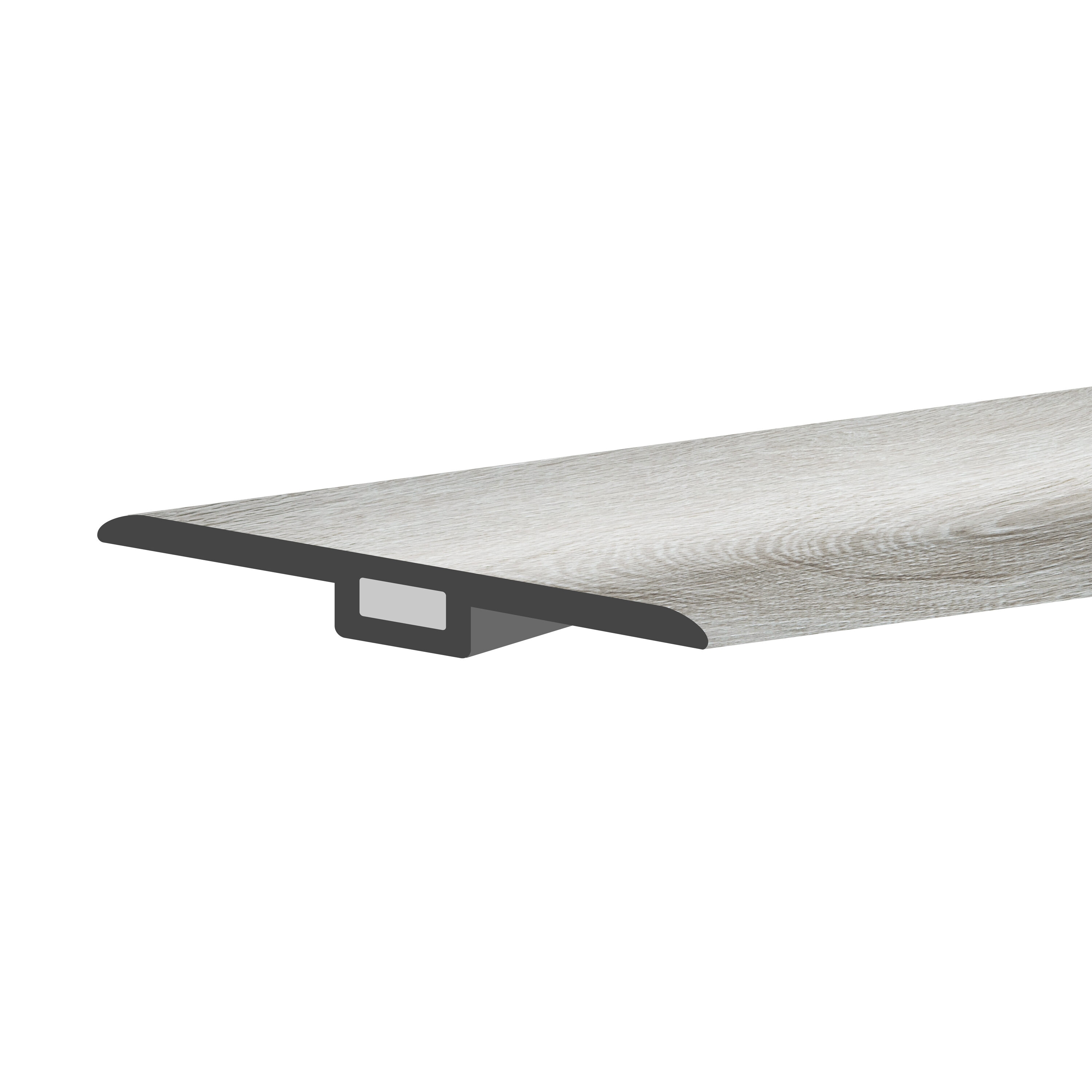 Lucida USA MaxCore Pro T-moulding Greywolf 0.27-in T x 1.75-in W x 48-in L Vinyl T-moulding