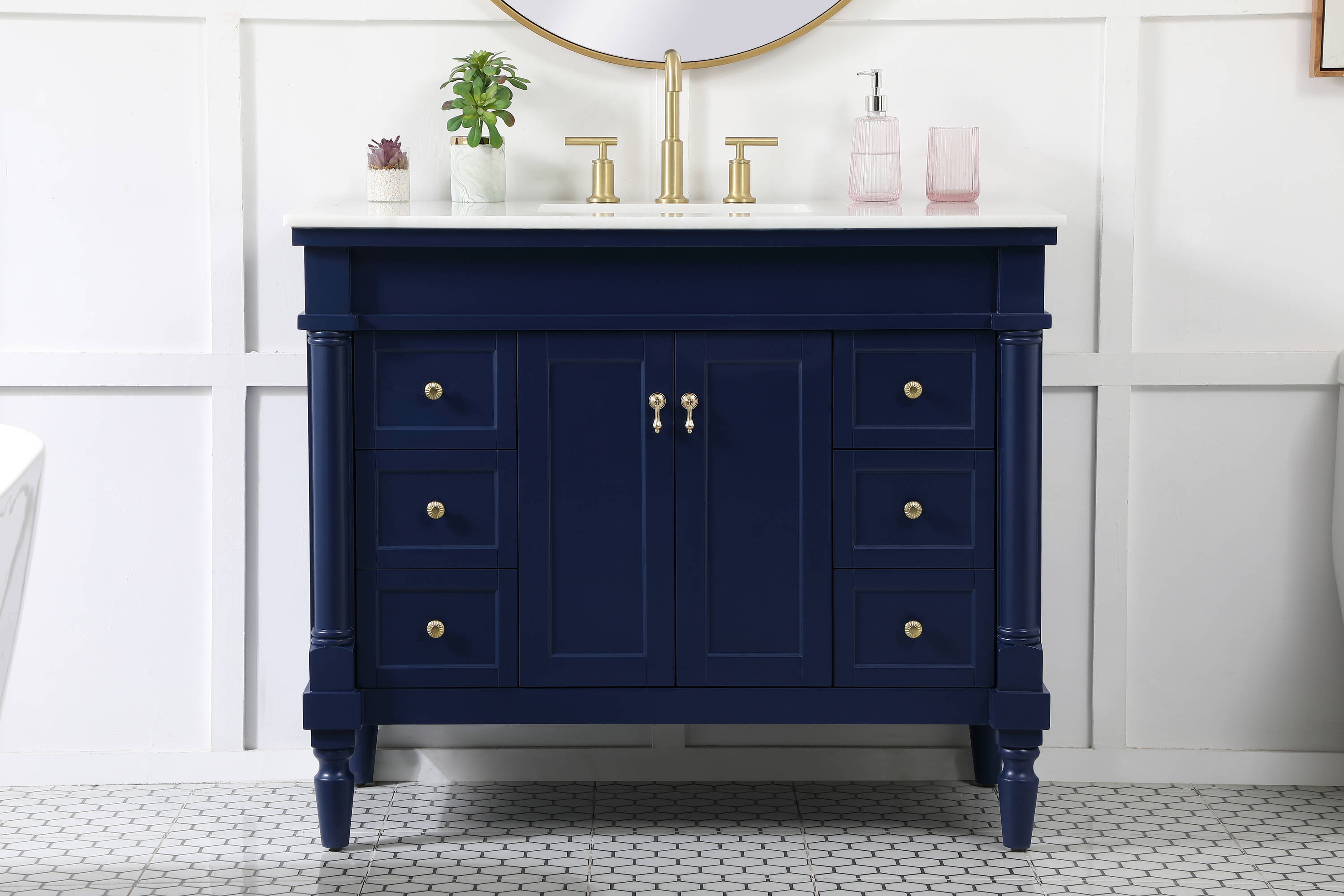 Elegant Decor HF39126BL Bath-Vanity-Combo - View #2