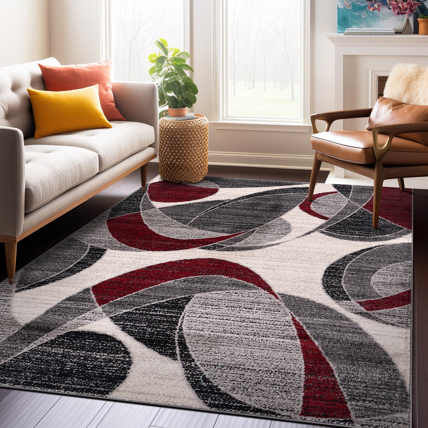 World Rug Gallery 393RED8X10 rugs - View #2