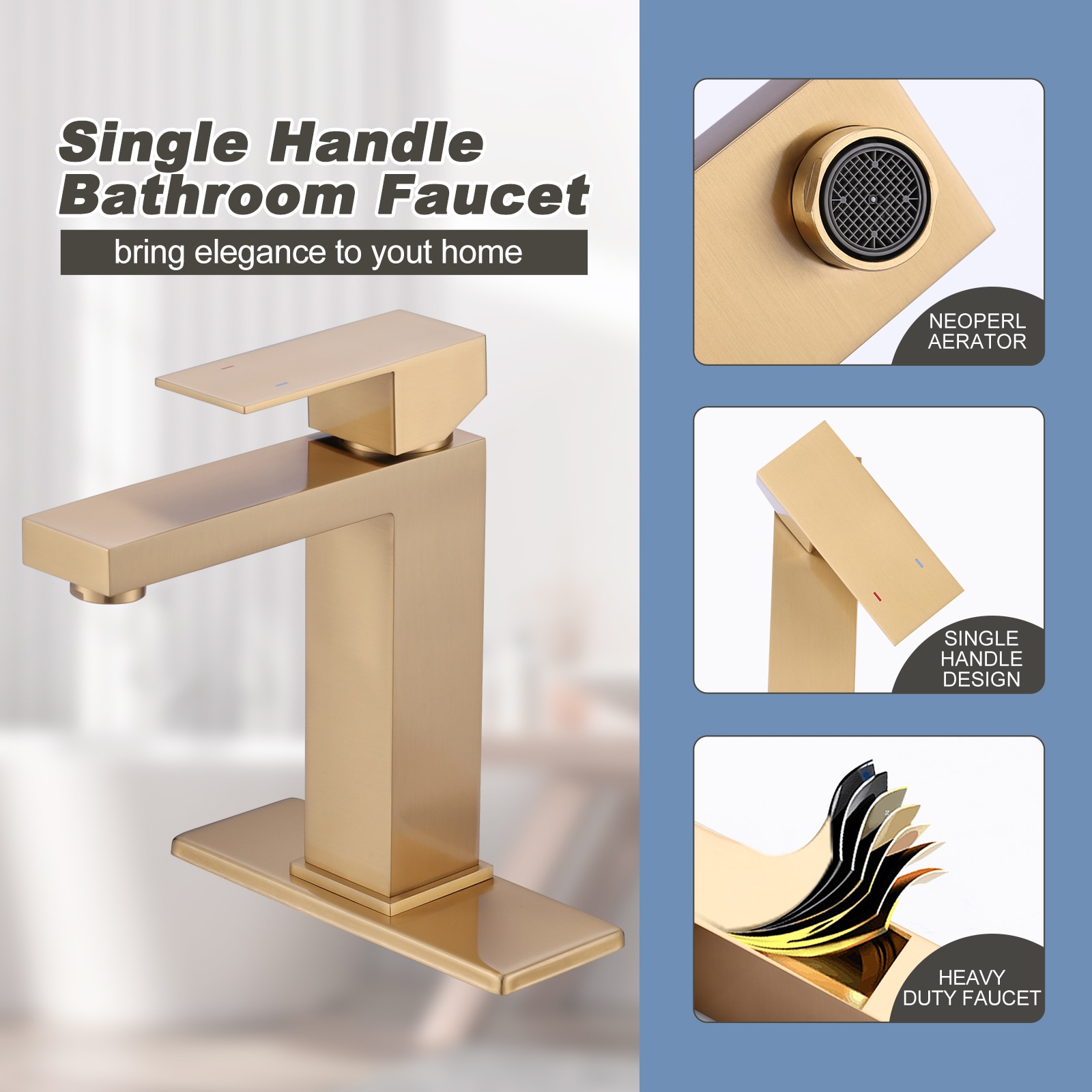 WOWOW 1115A3G-LW Lavatory-Faucets - View #6