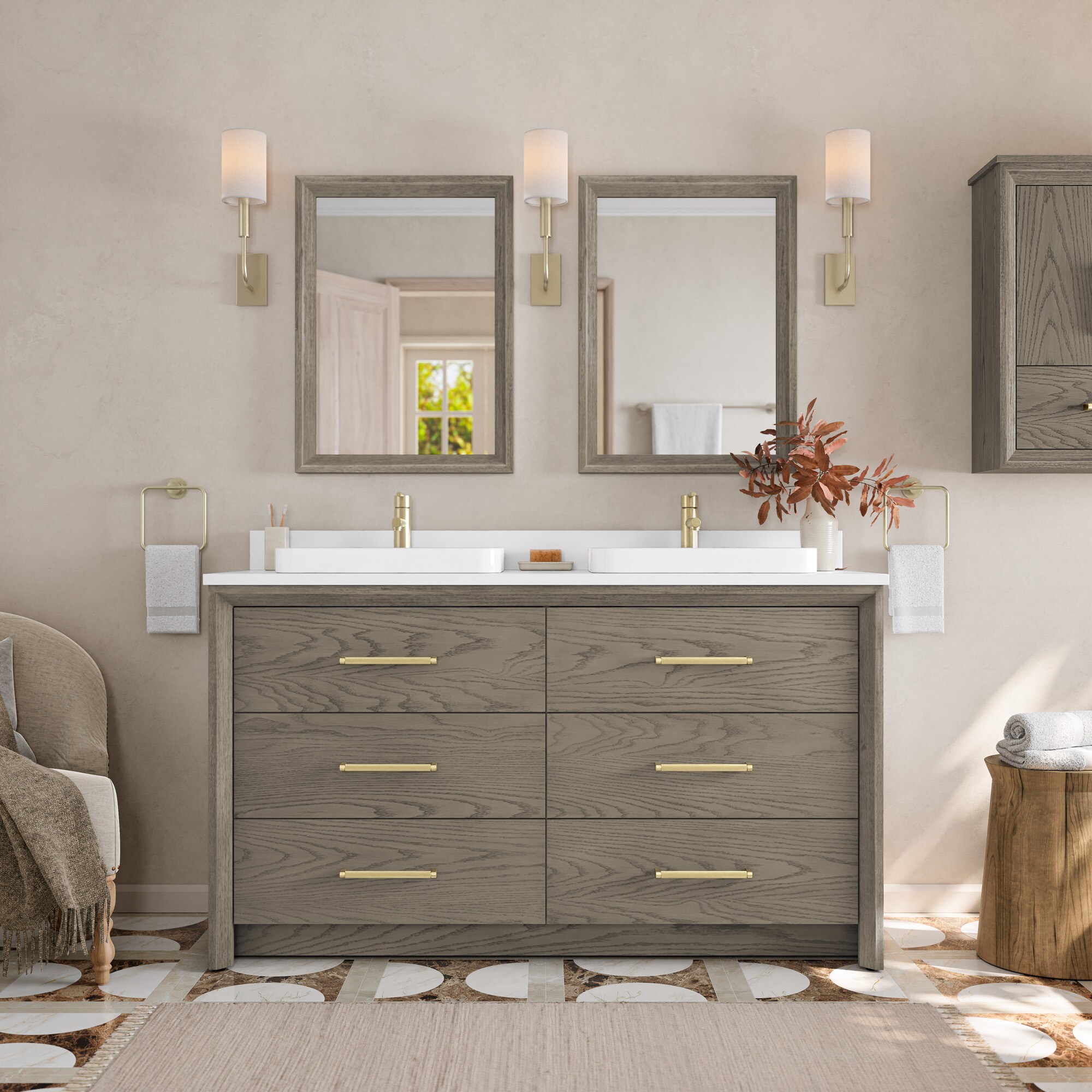 Greentouch Home 1883VA-60-267-907-SR Bath-Vanity-Combo - View #12
