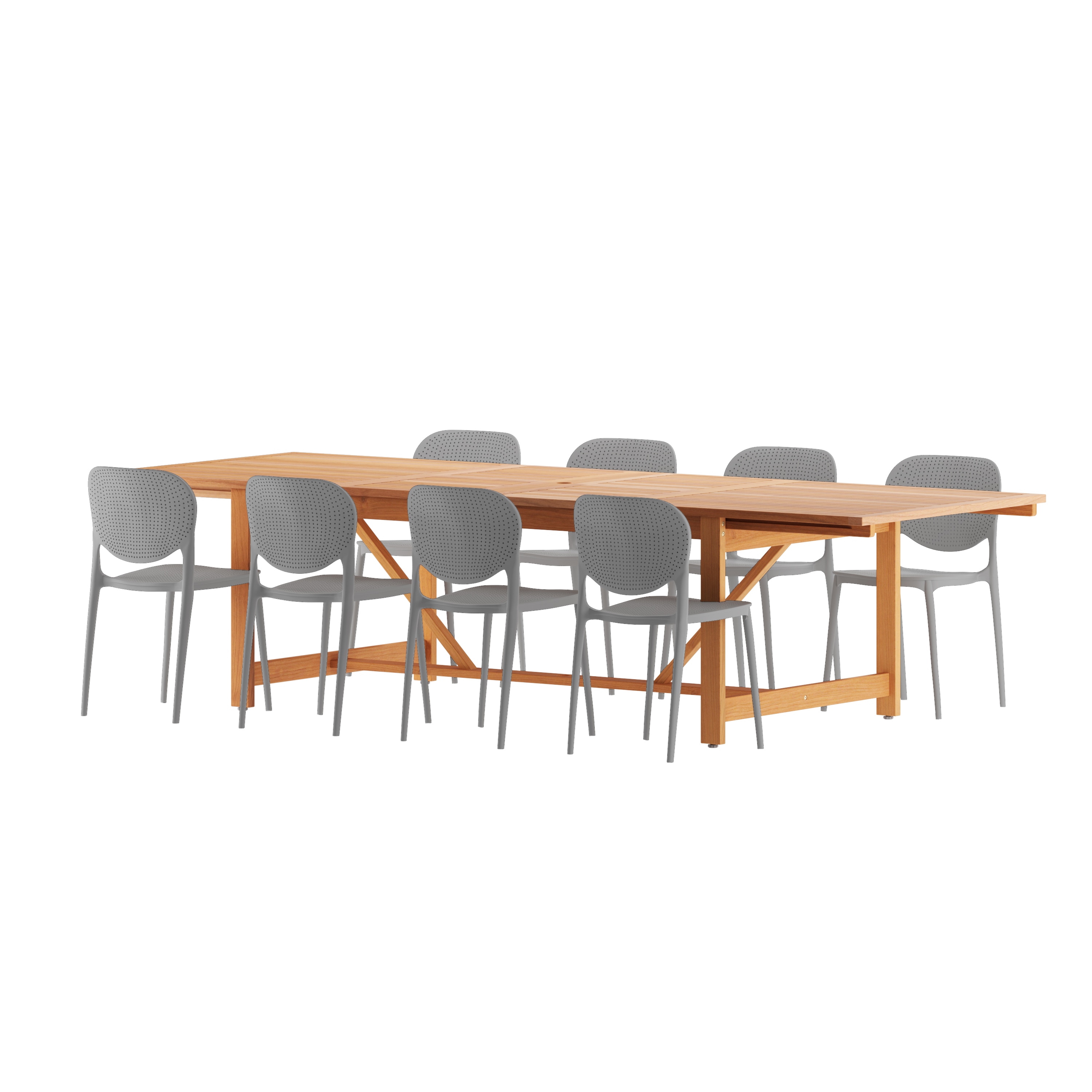 Amazonia LWLEYPR-8ISGR Patio-Dining-Sets - View #2