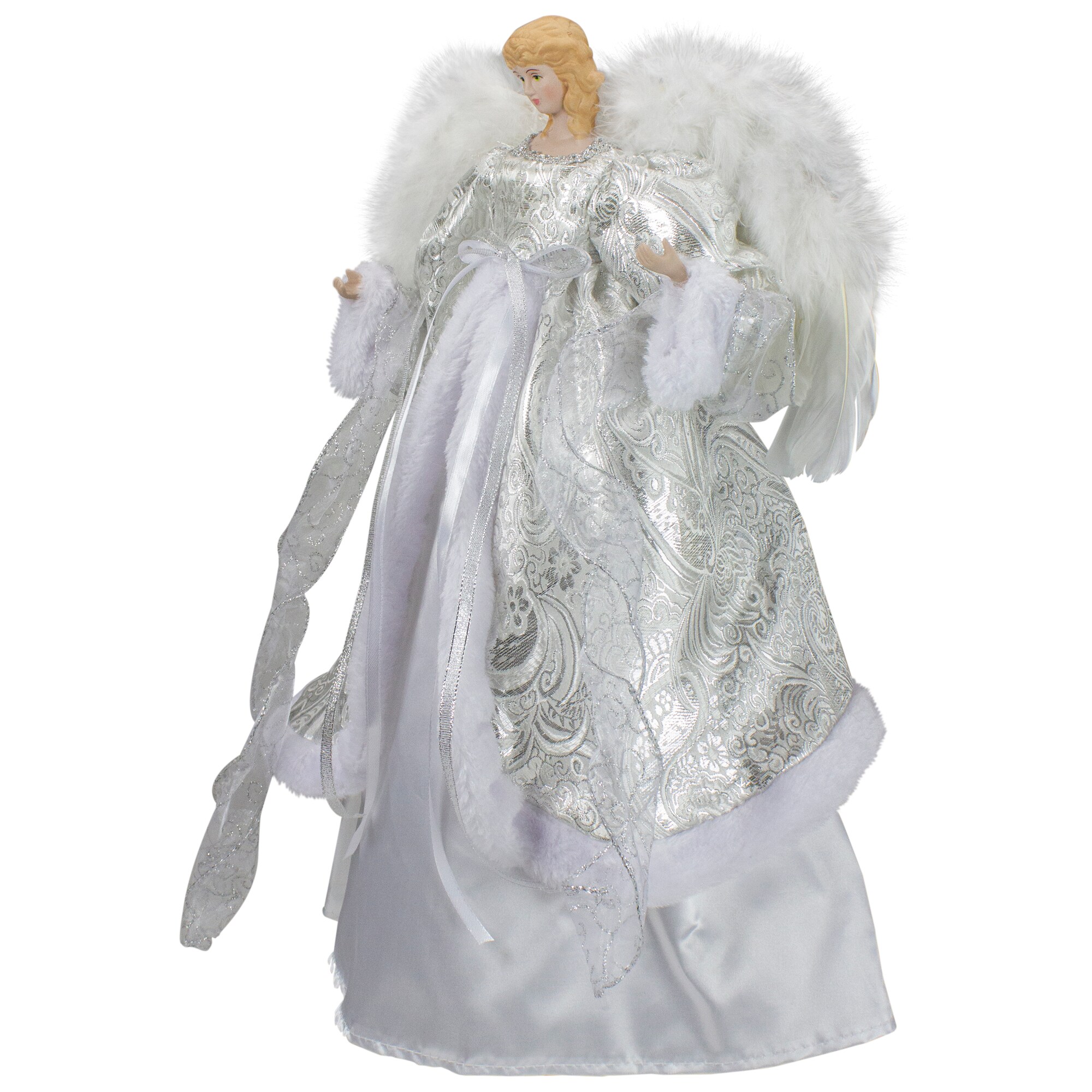 Northlight 18-in Angel White Christmas Tree Topper in the