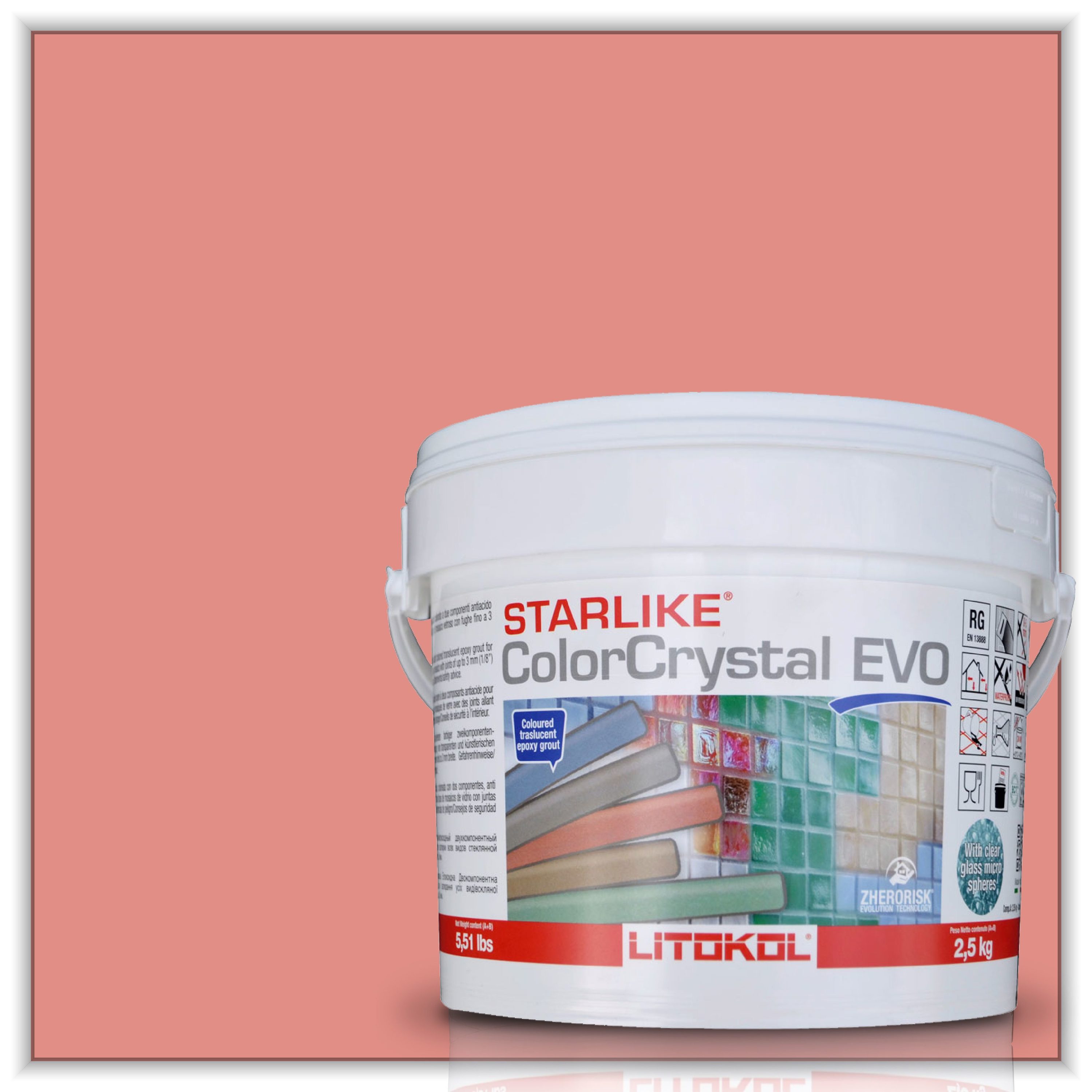The Tile Doctor Starlike EVO 5.5-lb Rosa Kyoto 830 Glass Epoxy