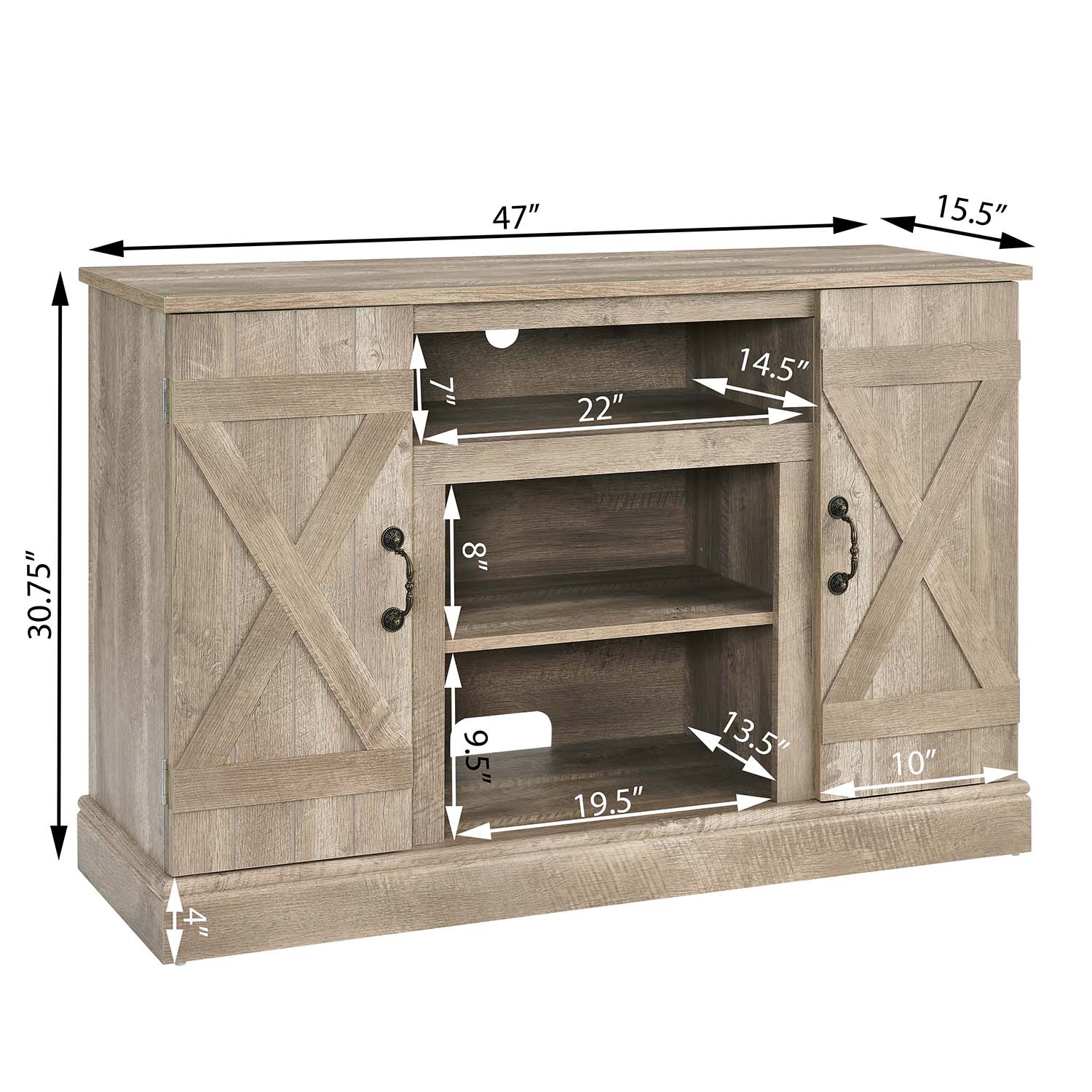 SINOFURN SYA440034BK Tv-Stands - View #9
