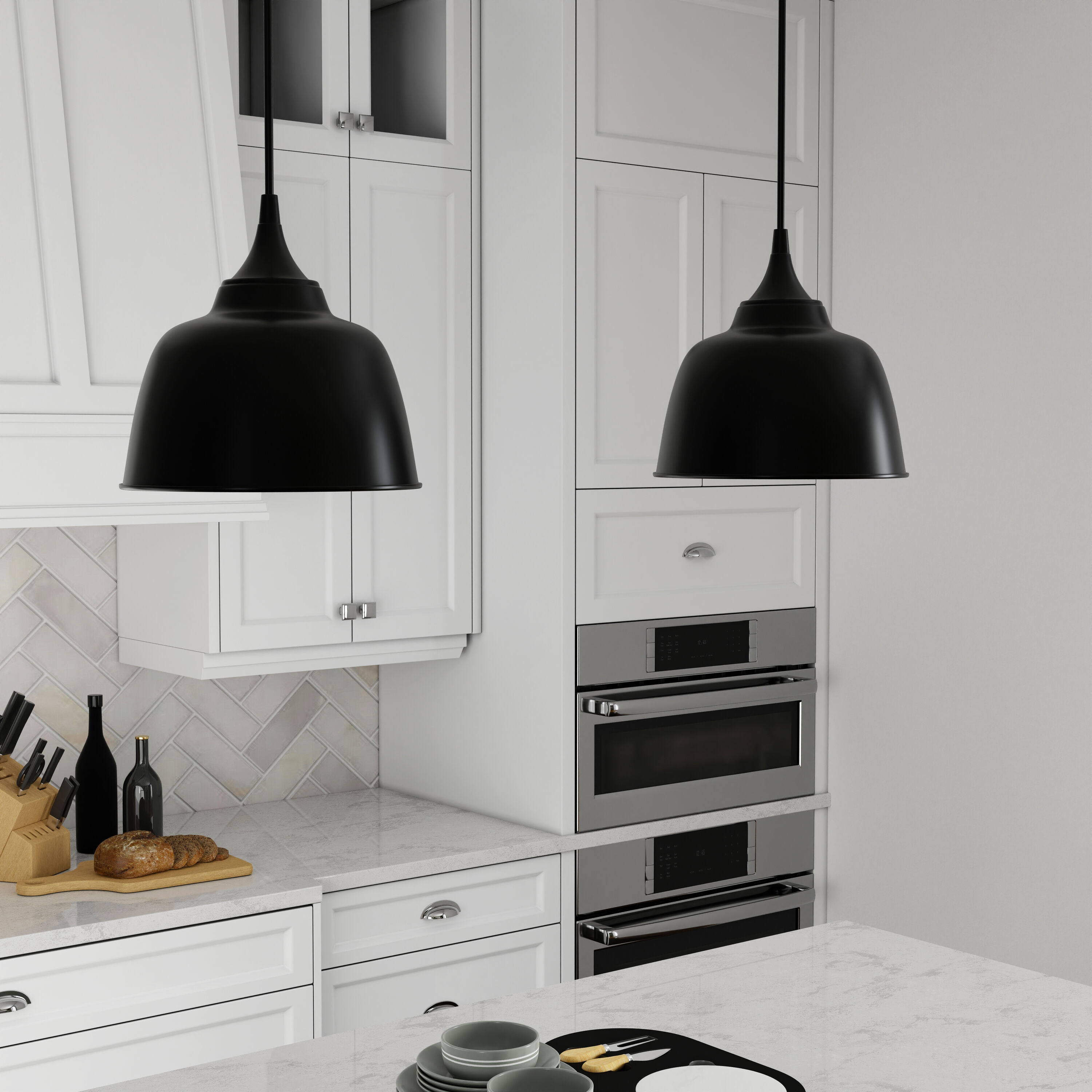 Style Selections N293BKW Light-Shades - View #5