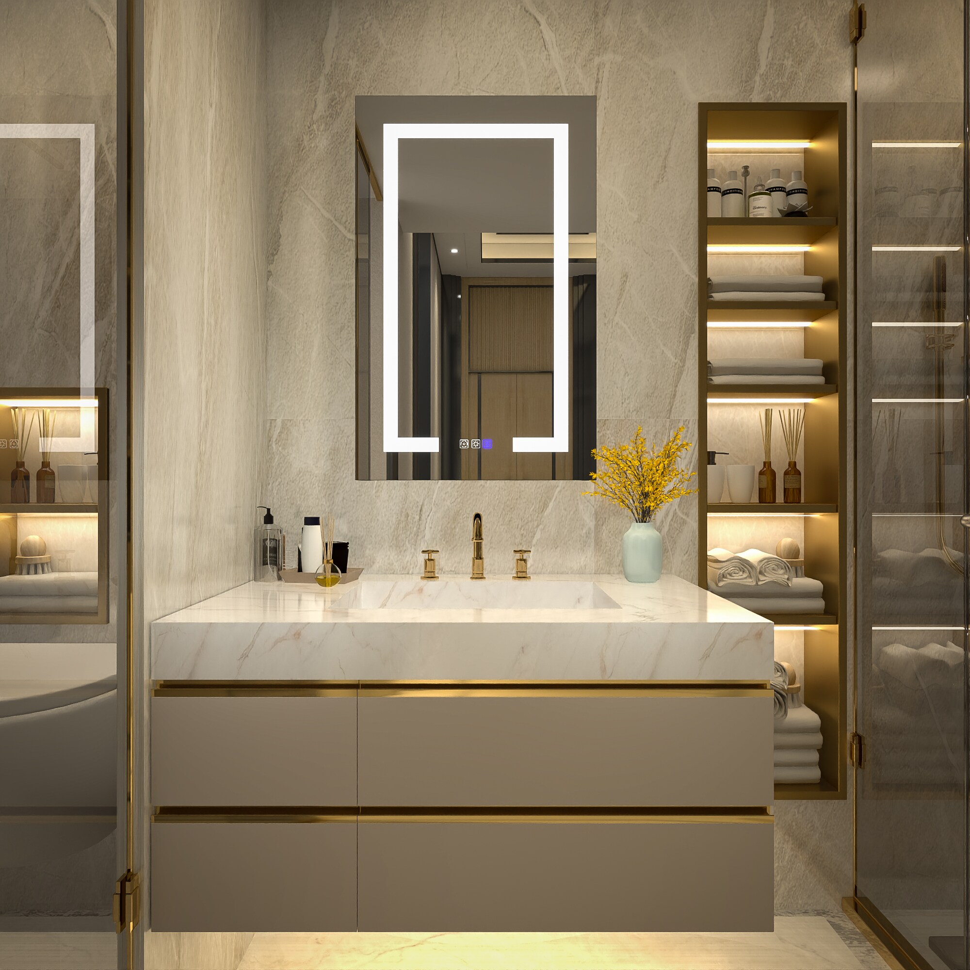 ExBrite EBMC2026V3RB Bathroom-Medicine-Cabinets - View #3