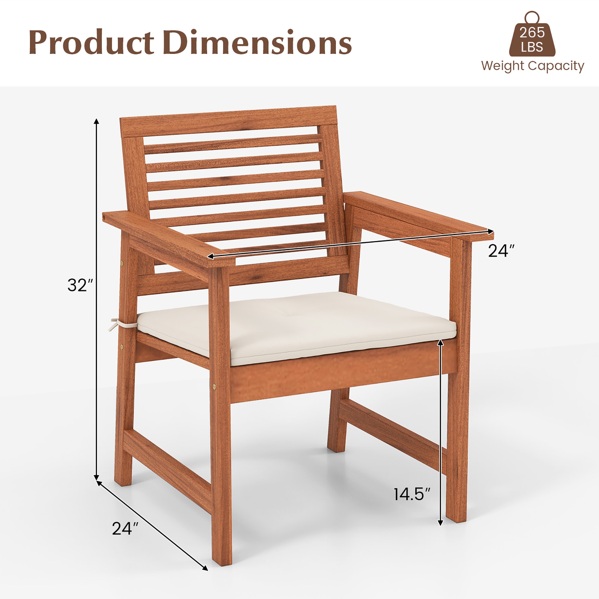 Costway LWS00084 Patio-Chairs - View #2