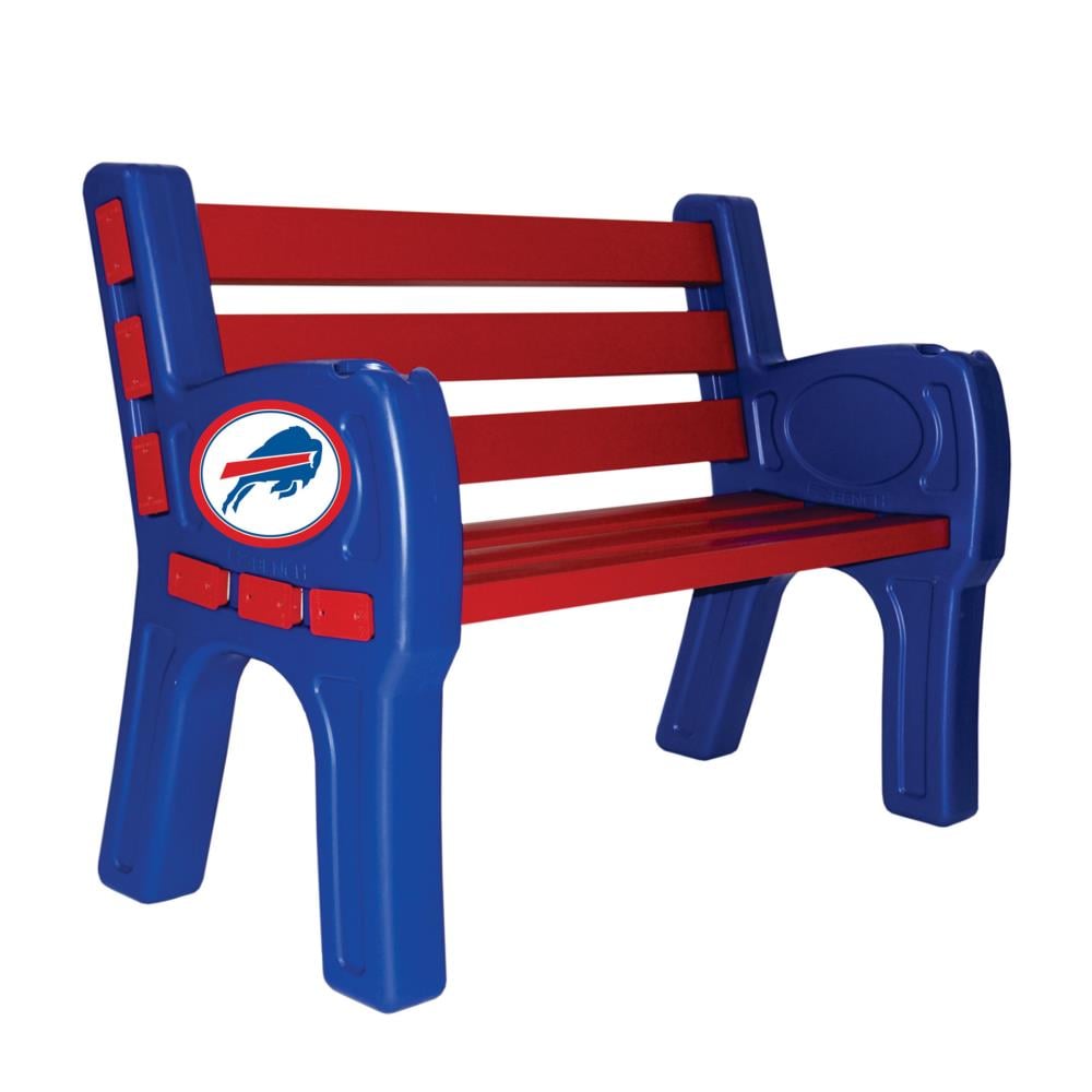 Imperial International Buffalo Bills 48-in L NFL Recycled Plastic Park  Bench in the Park Benches department at