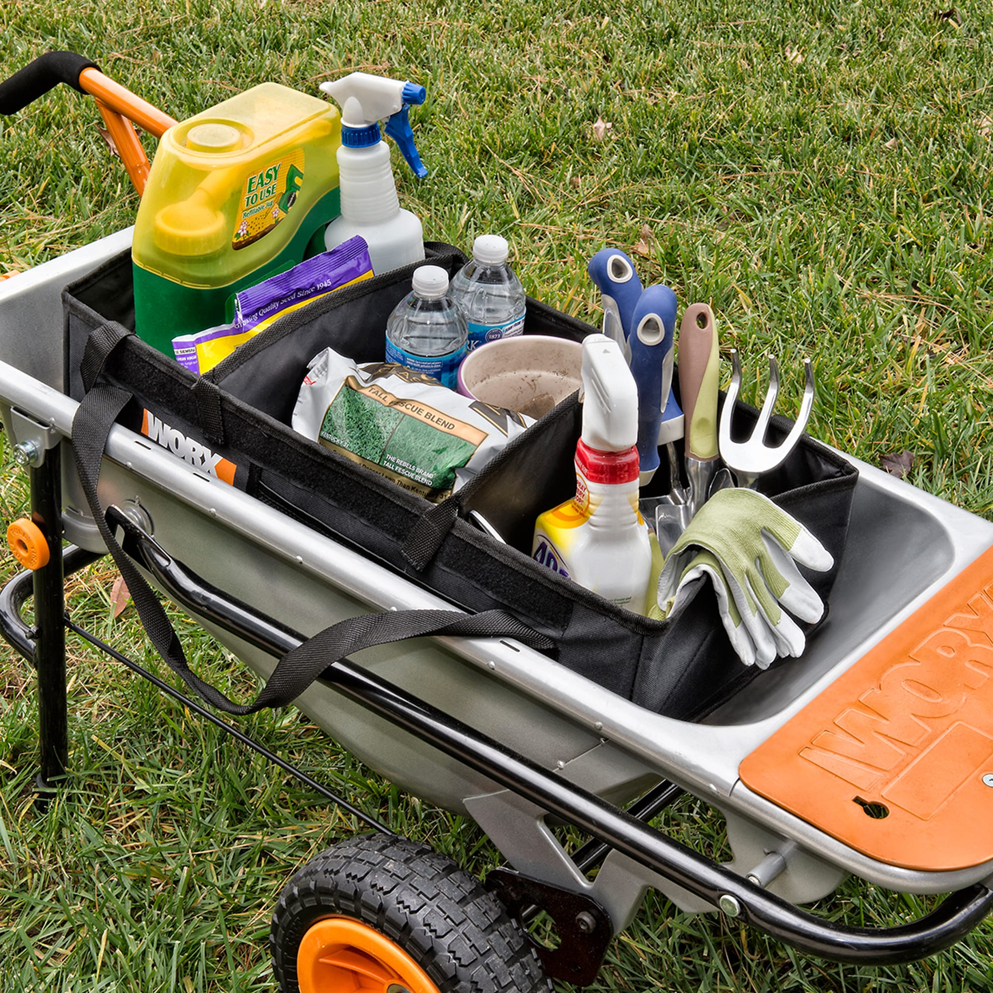 WORX Canvas Yard Cart in the Yard Carts department at Lowes