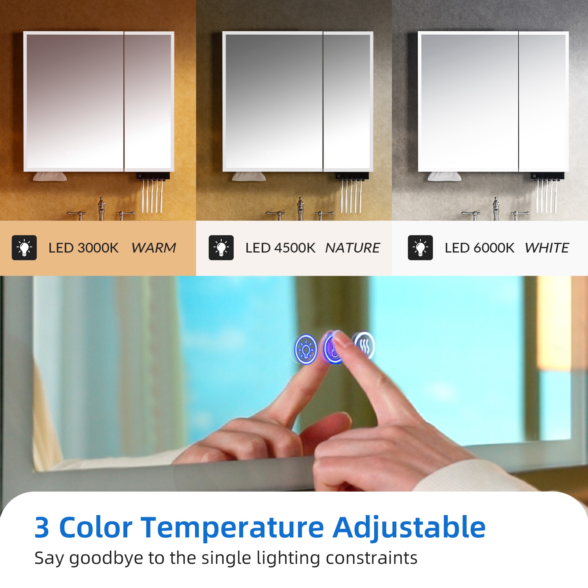 Woodbridge LMC016 Bathroom-Medicine-Cabinets - View #7