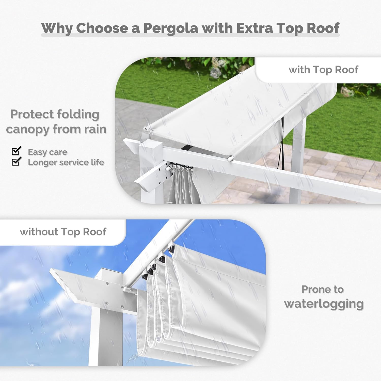 PURPLE LEAF LSDT05-PRG-BS1010-WT Pergolas-2 - View #2