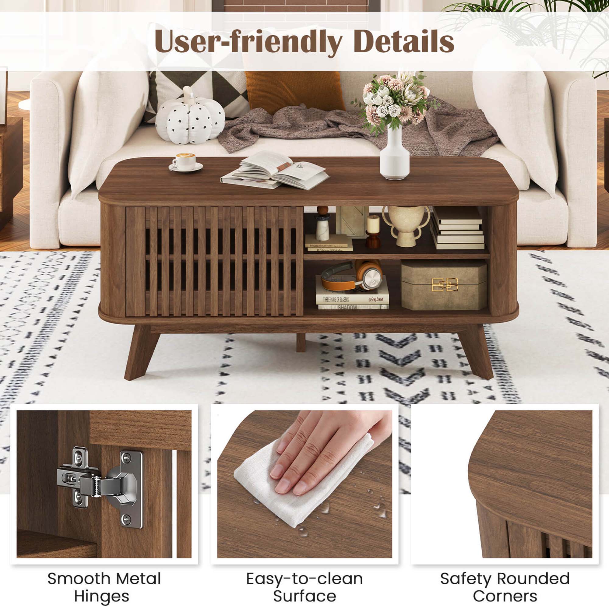 Costway HCST06261 Coffee-Tables - View #3