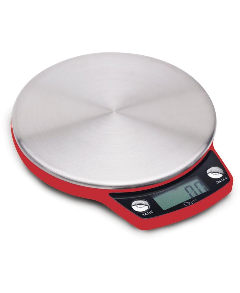 Ozeri Red Kitchen Scale, Pro Digital Kitchen Food Scale, 0.05 oz to 12 lbs  (1 gram to 5.4 kg) in the Specialty Small Kitchen Appliances department at
