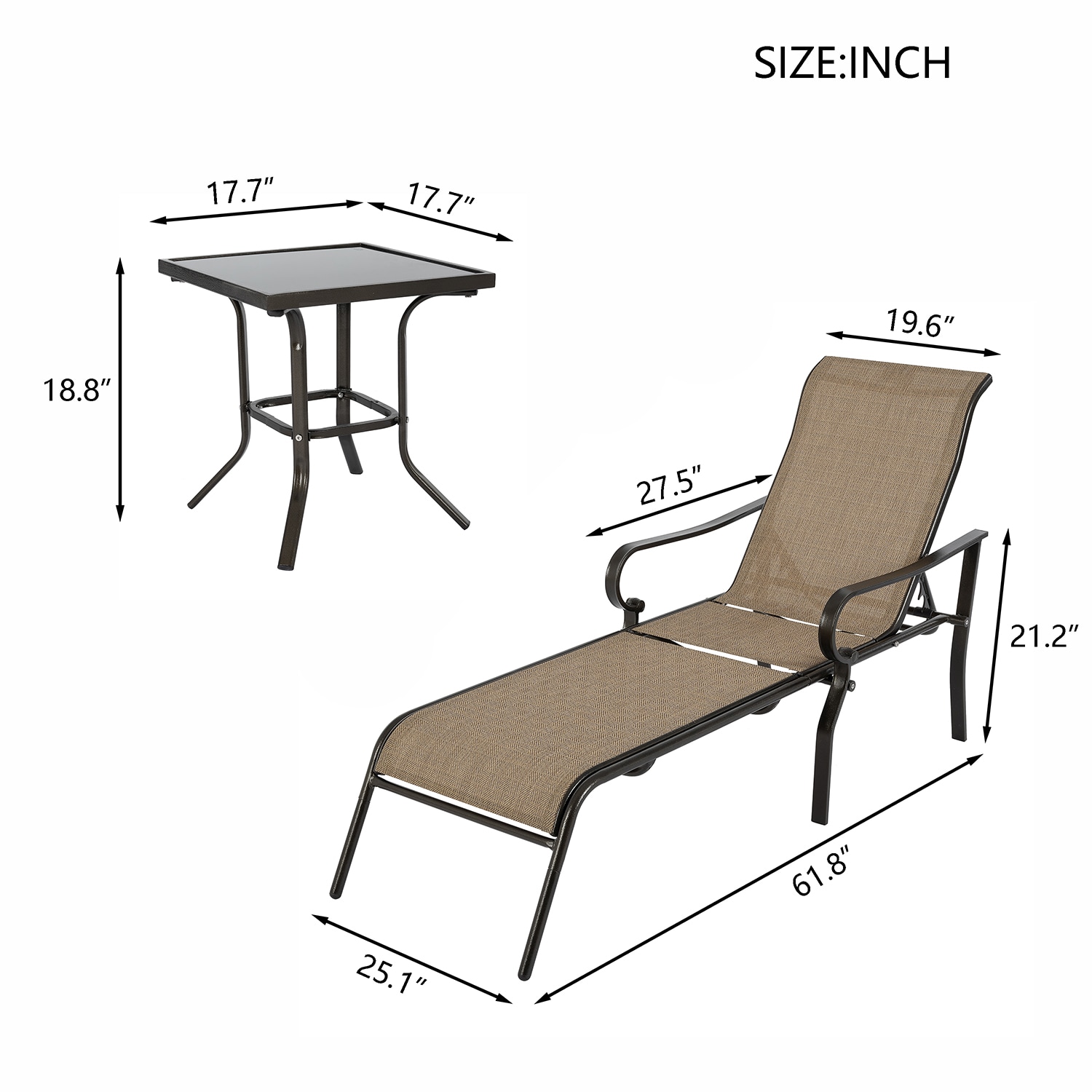 Bybafun YA7100026 Patio-Chairs - View #4