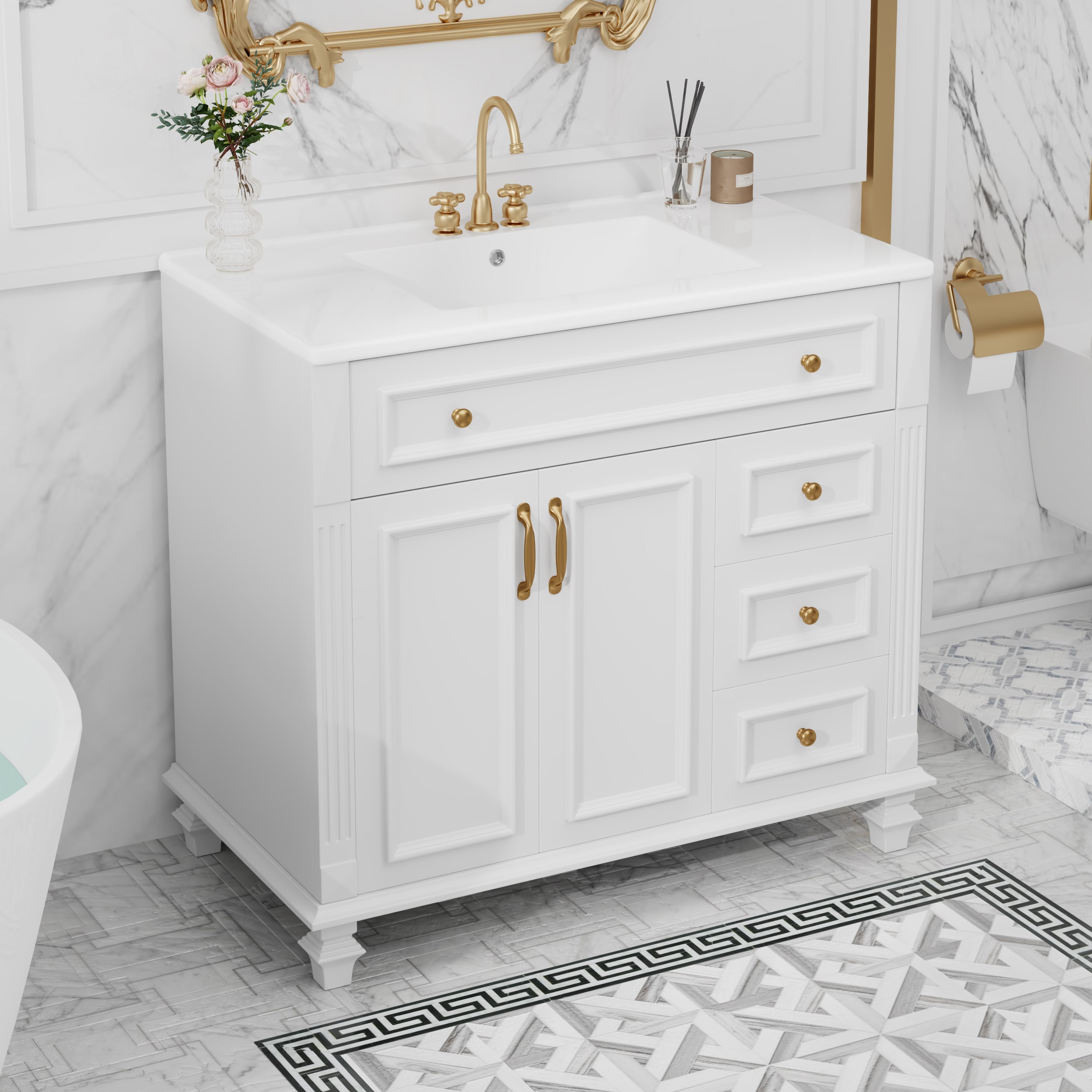 WELLFOR WA24-MBY Bath-Vanity-Combo - View #8