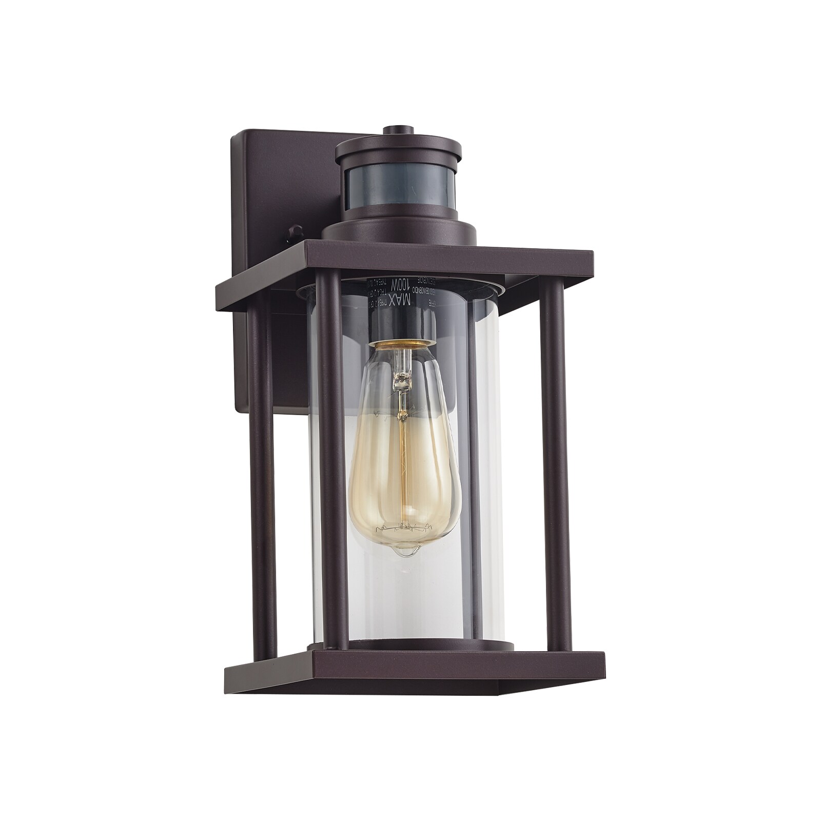 Flynama TOP-L-W00019 12-in W 1 -Light Matte Steel Industrial Wall Sconce