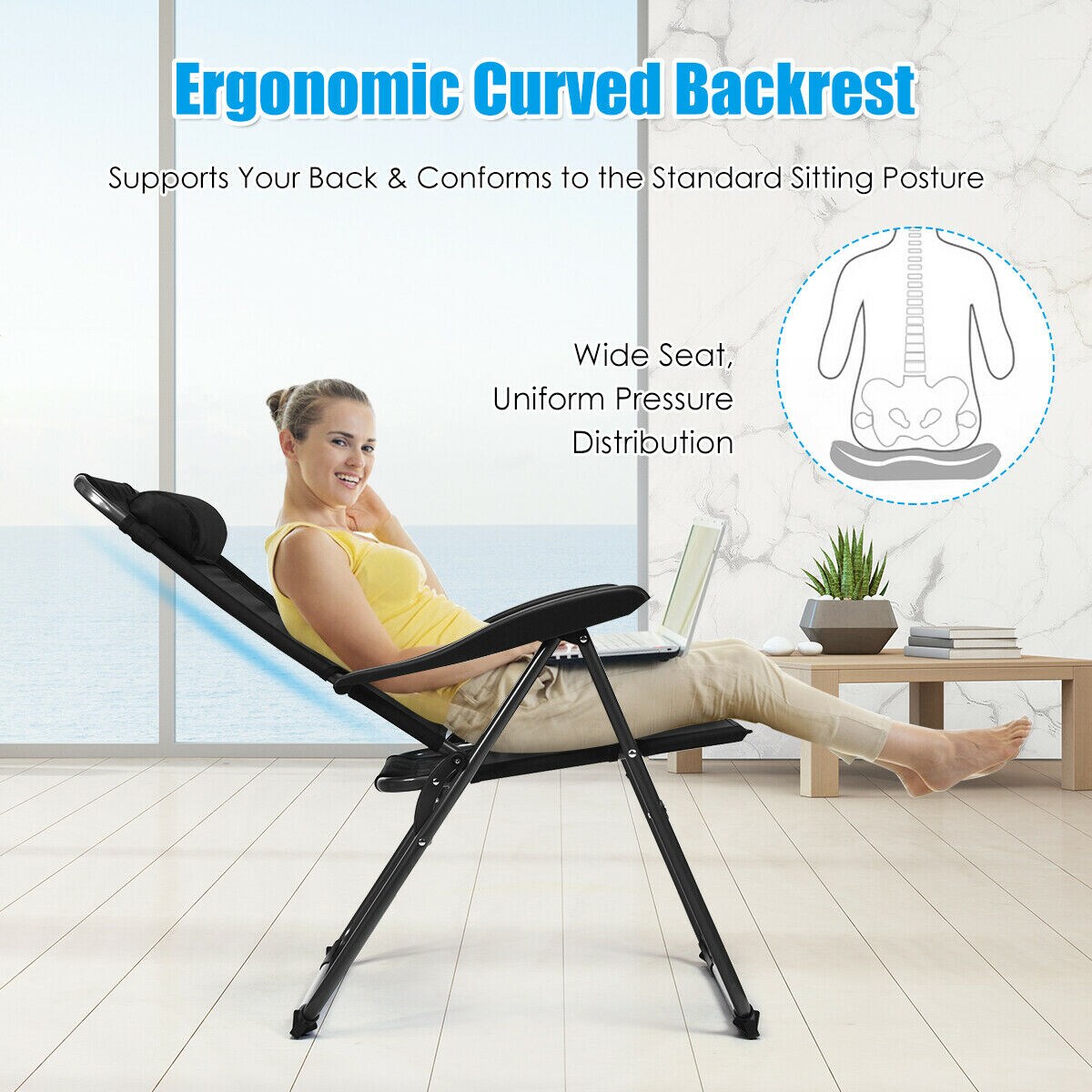 Forclover HBV-270BK-2 Patio-Chairs - View #6