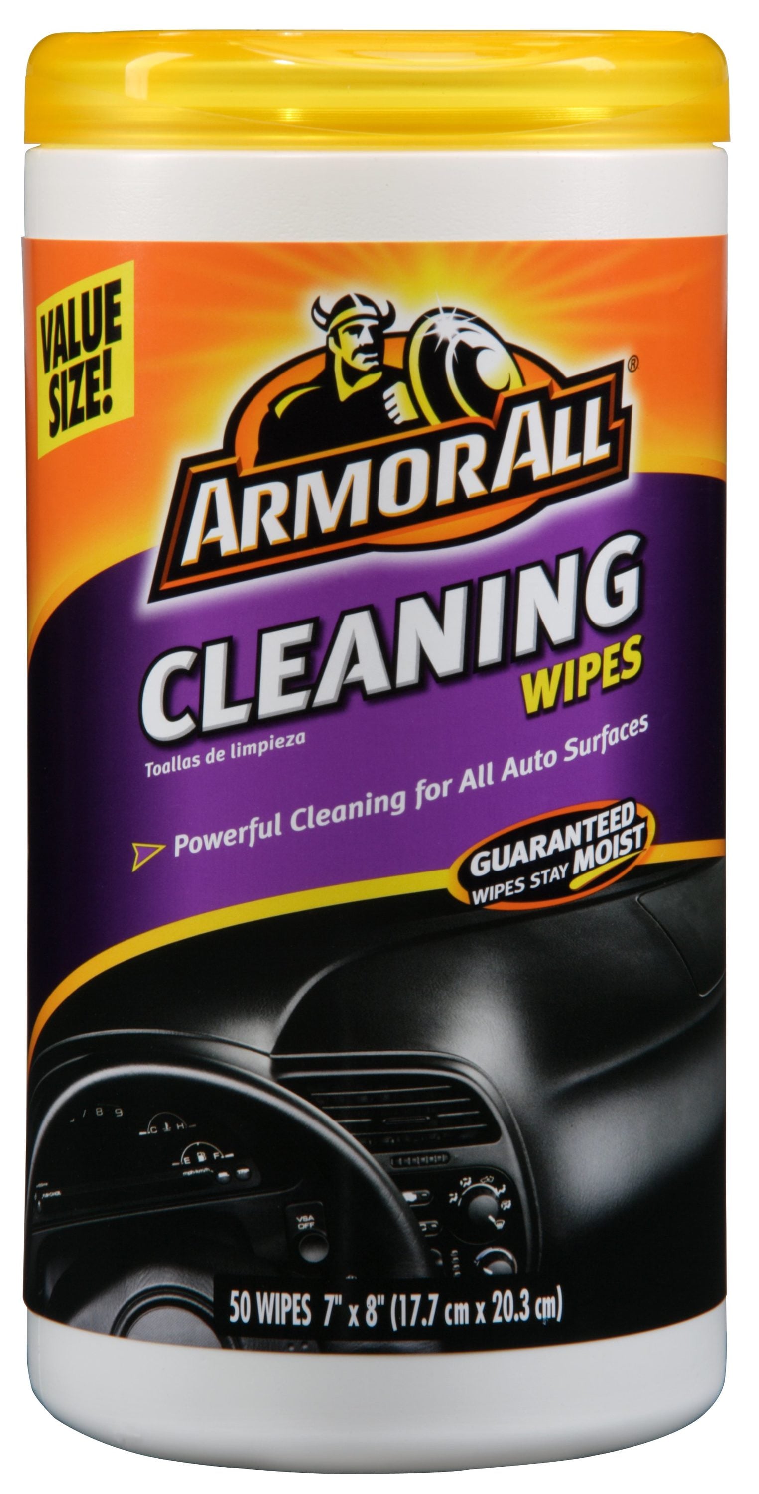  Armor All Disinfectant Wipes by Armor All, Disinfecting Car Cleaning  Wipes, 50 Count Each, Pack of 2 : Movies & TV