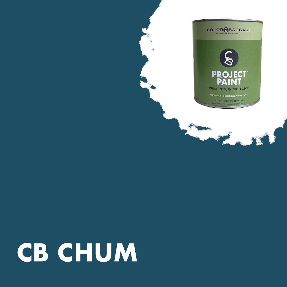 Color Baggage CHUM-POF-SAT-Q Project Paint Outdoor Satin Chum ( 1-quart )