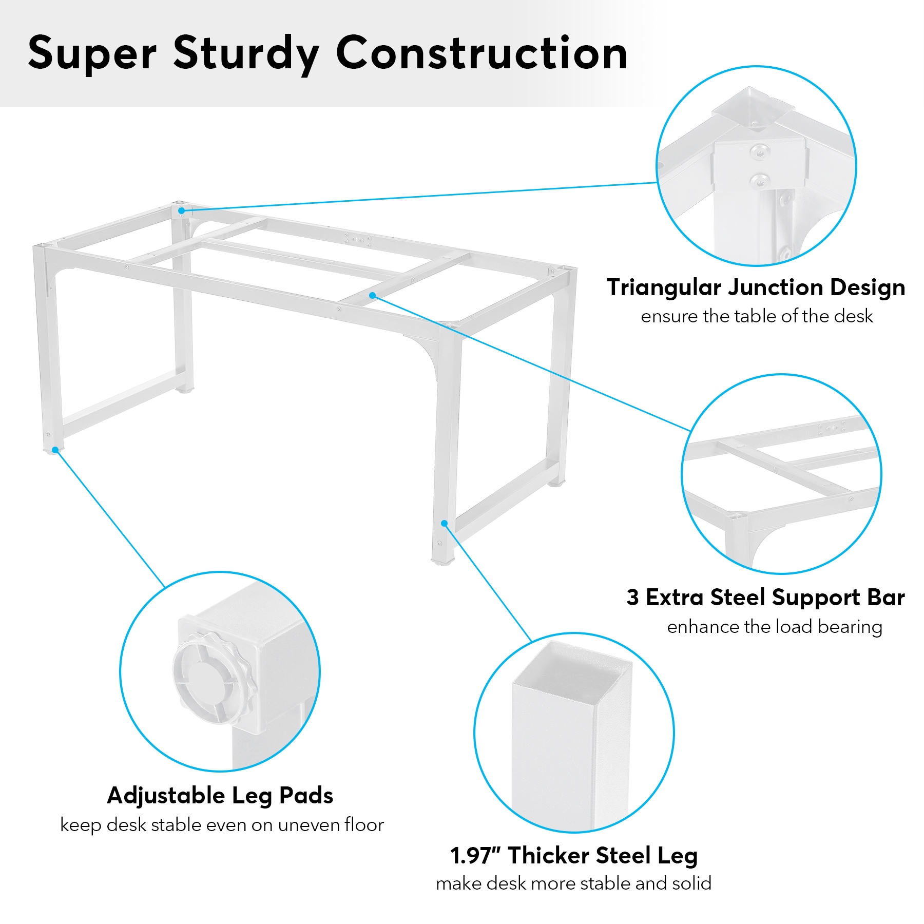 Tribesigns HOGA-M0191 Office-Tables - View #6