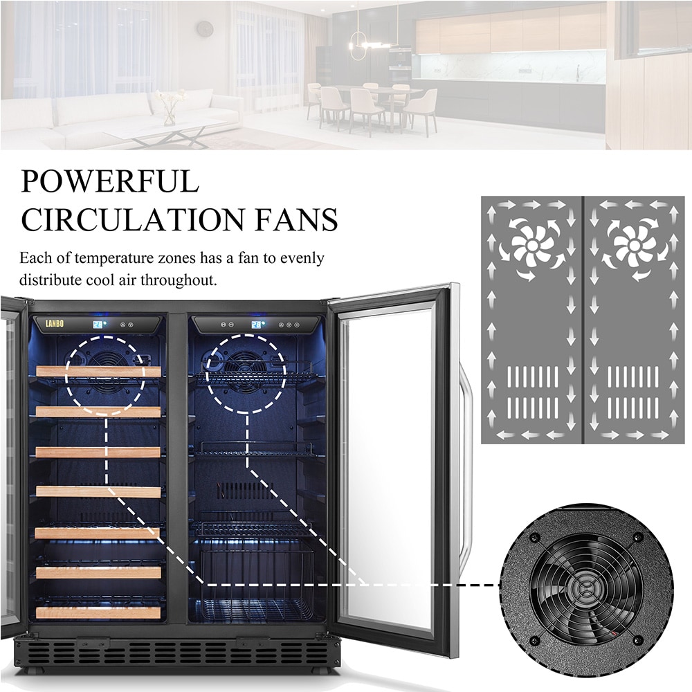 LANBO LW3370B Wine-Chillers - View #8