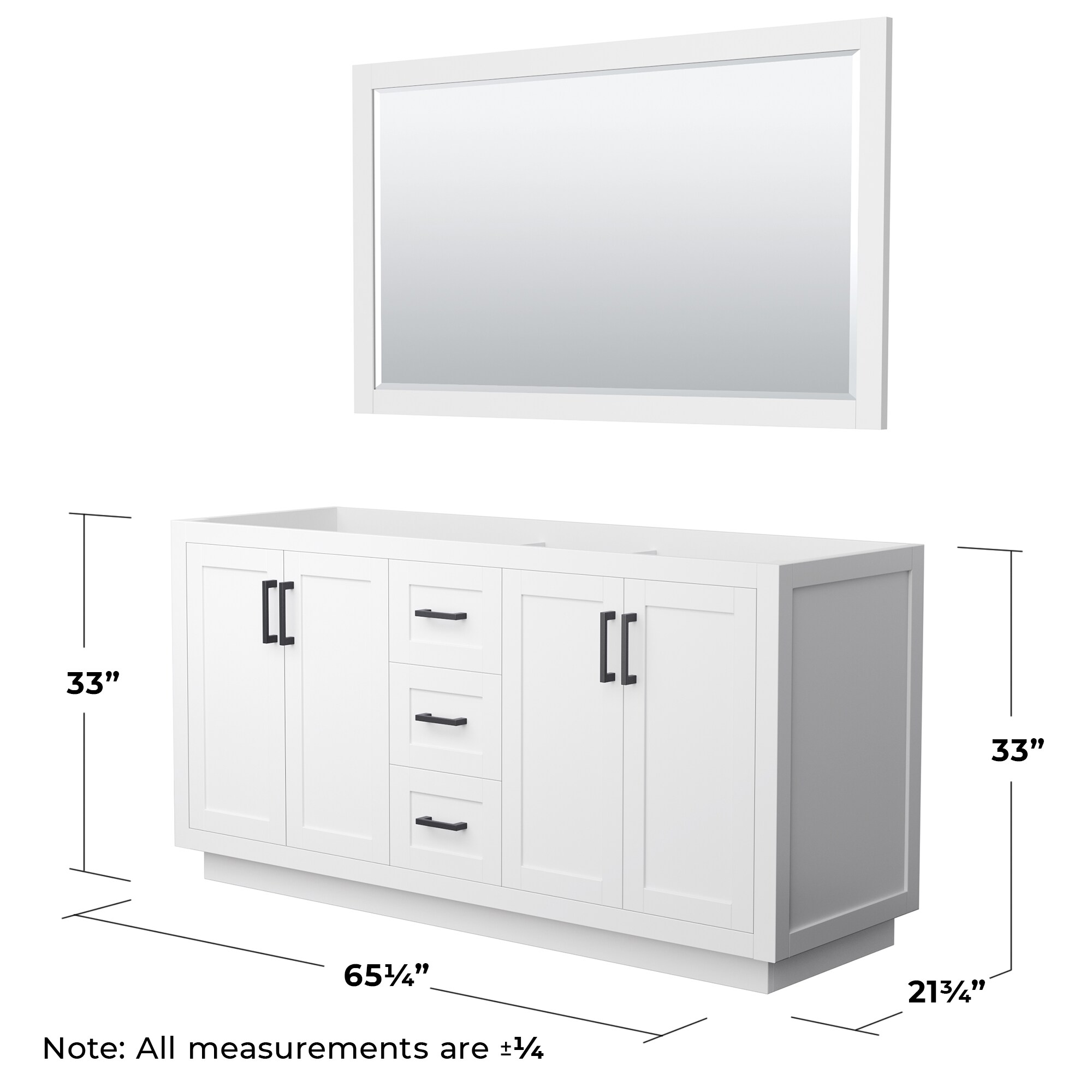 Wyndham Collection WCF292966DWBCXSXXM58 vanities - View #4