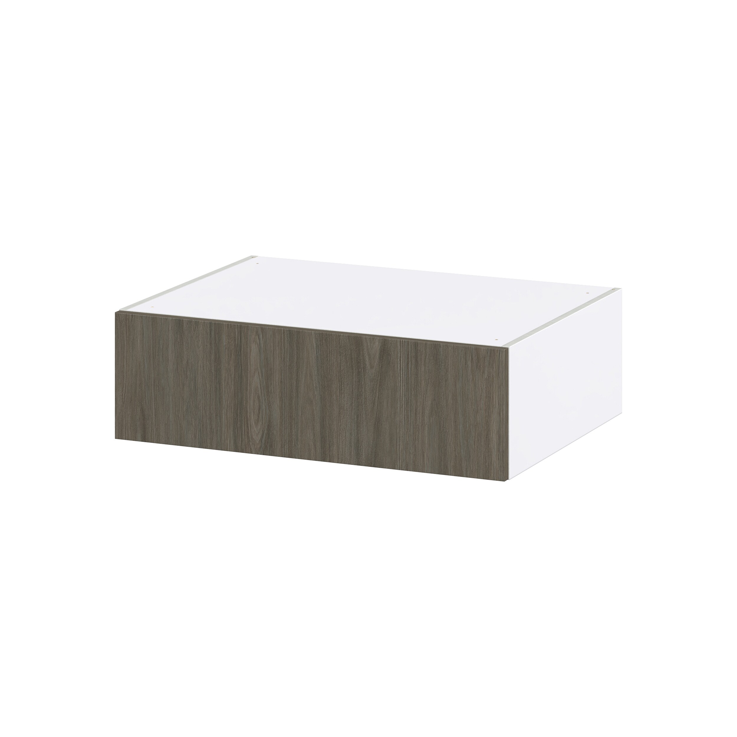 Hugo&Borg DSWLU331024-SA Savane 33-in W x 10-in H x 24-in D Textmel Wall Fully assembled Cabinet (Flat Panel Slab)