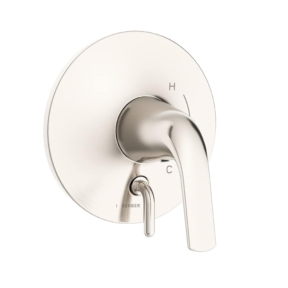 Gerber  D500434TC Lemora 2 Function Pressure Balanced Valve Trim Only with Single Lever Handle and Integrated Diverter  Less Rough In