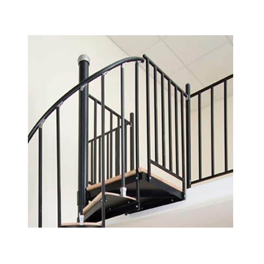 The Iron Shop Houston 2 Ft White Painted Stair Railing Kit In The Stair Railing Kits Department At Lowes Com