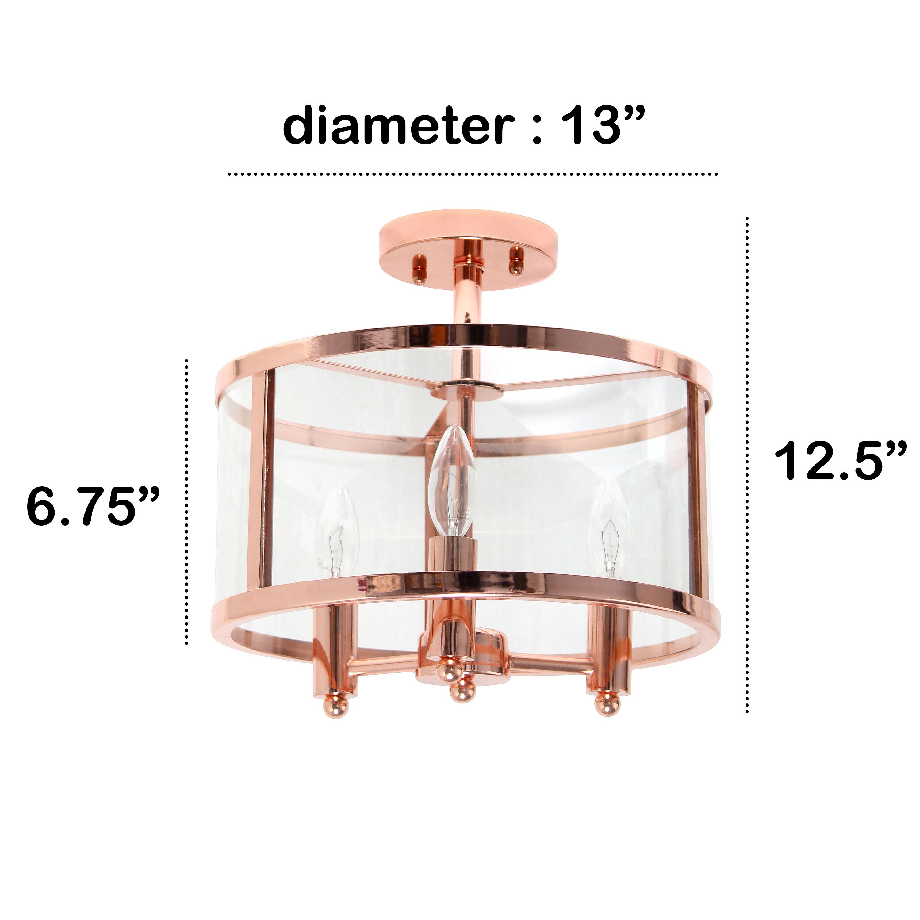 Lalia Home LHM-1000-RG flushmounts - View #11
