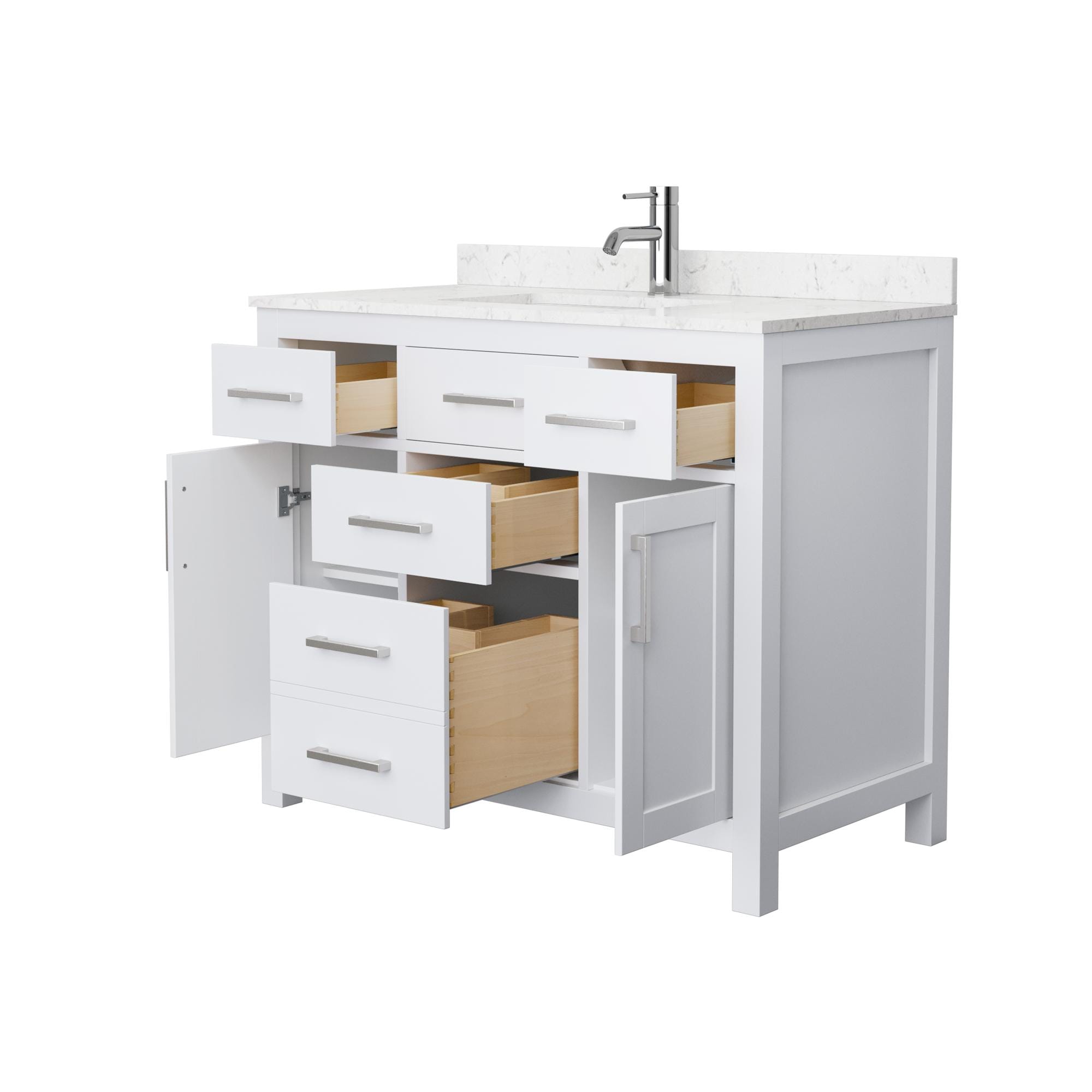 Wyndham Collection WCG242442SWHCCUNSMXX Bath-Vanity-Combo - View #3