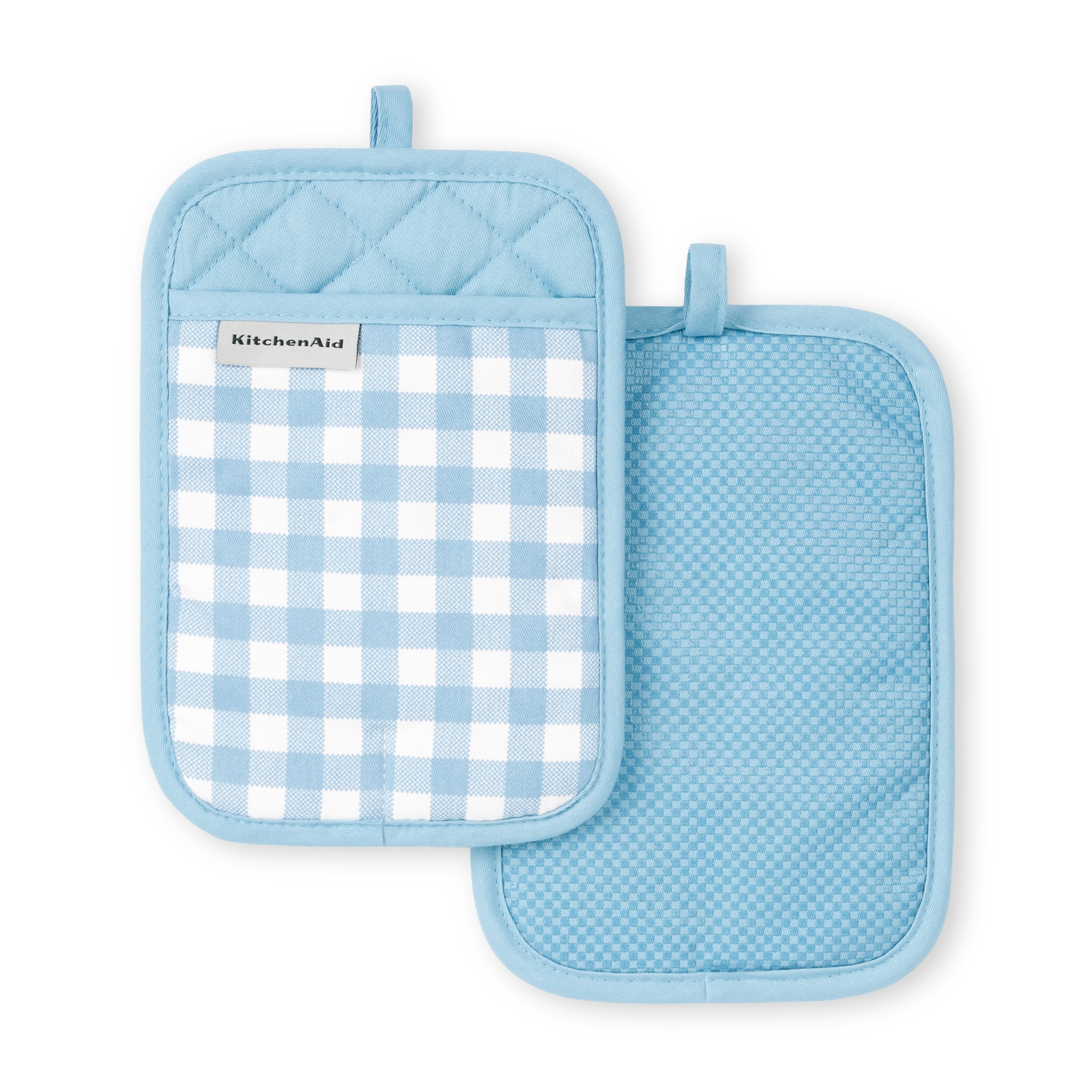 KitchenAid 2P017477TDKA 68BL 2 -Pack Cotton Pot holder set